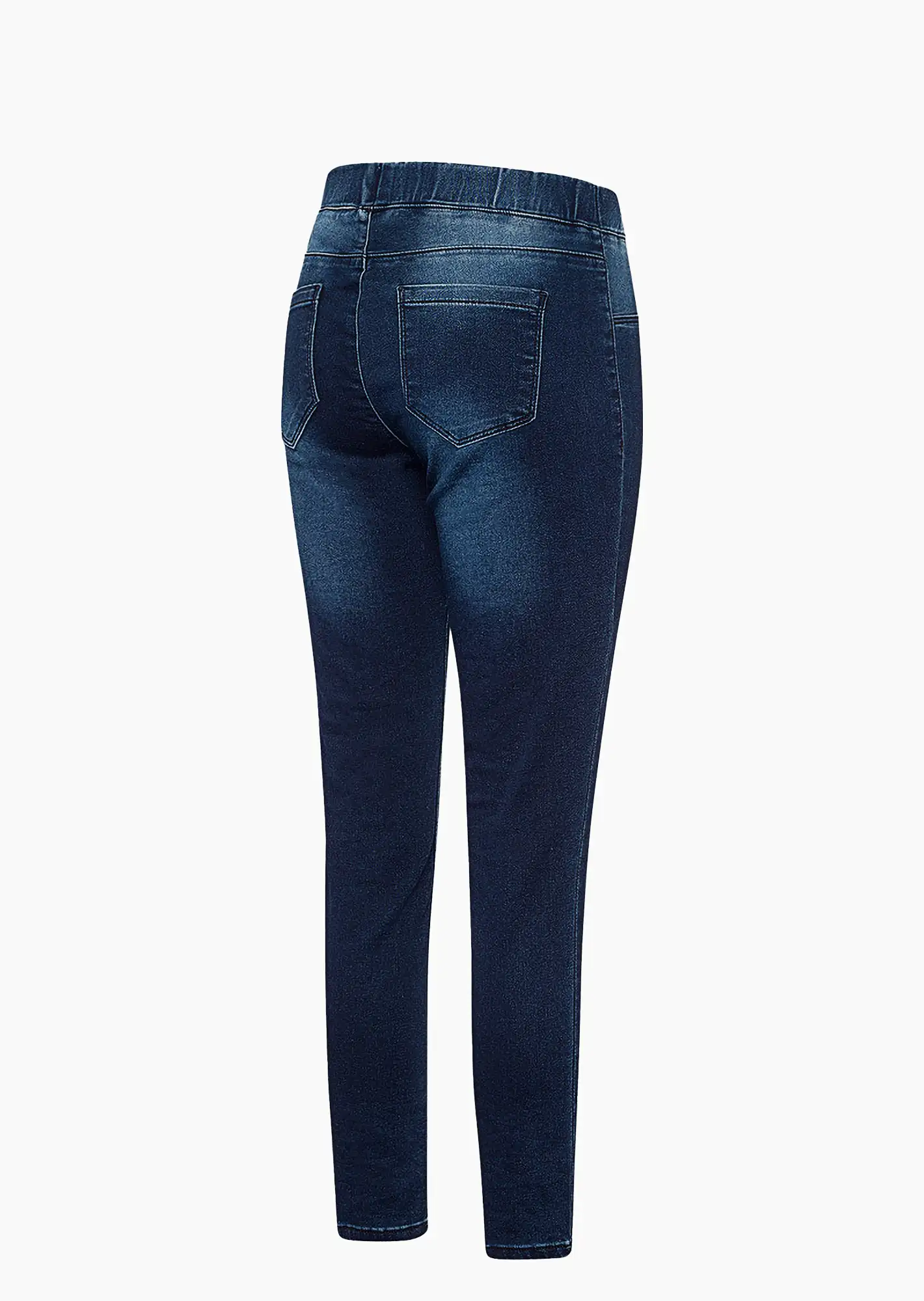Jeggings mit Ziernieten, blue black denim