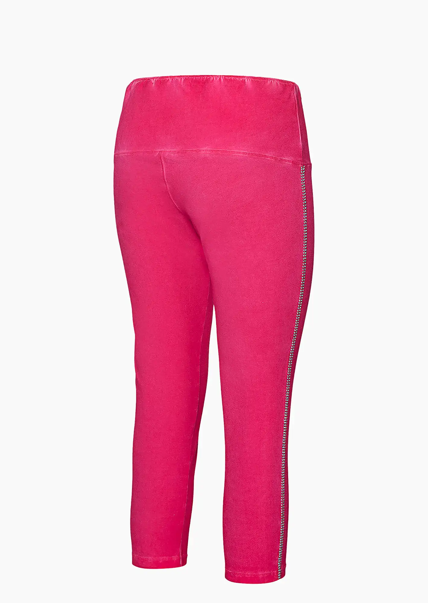Capri-Leggings mit Galonstreifen, very berry