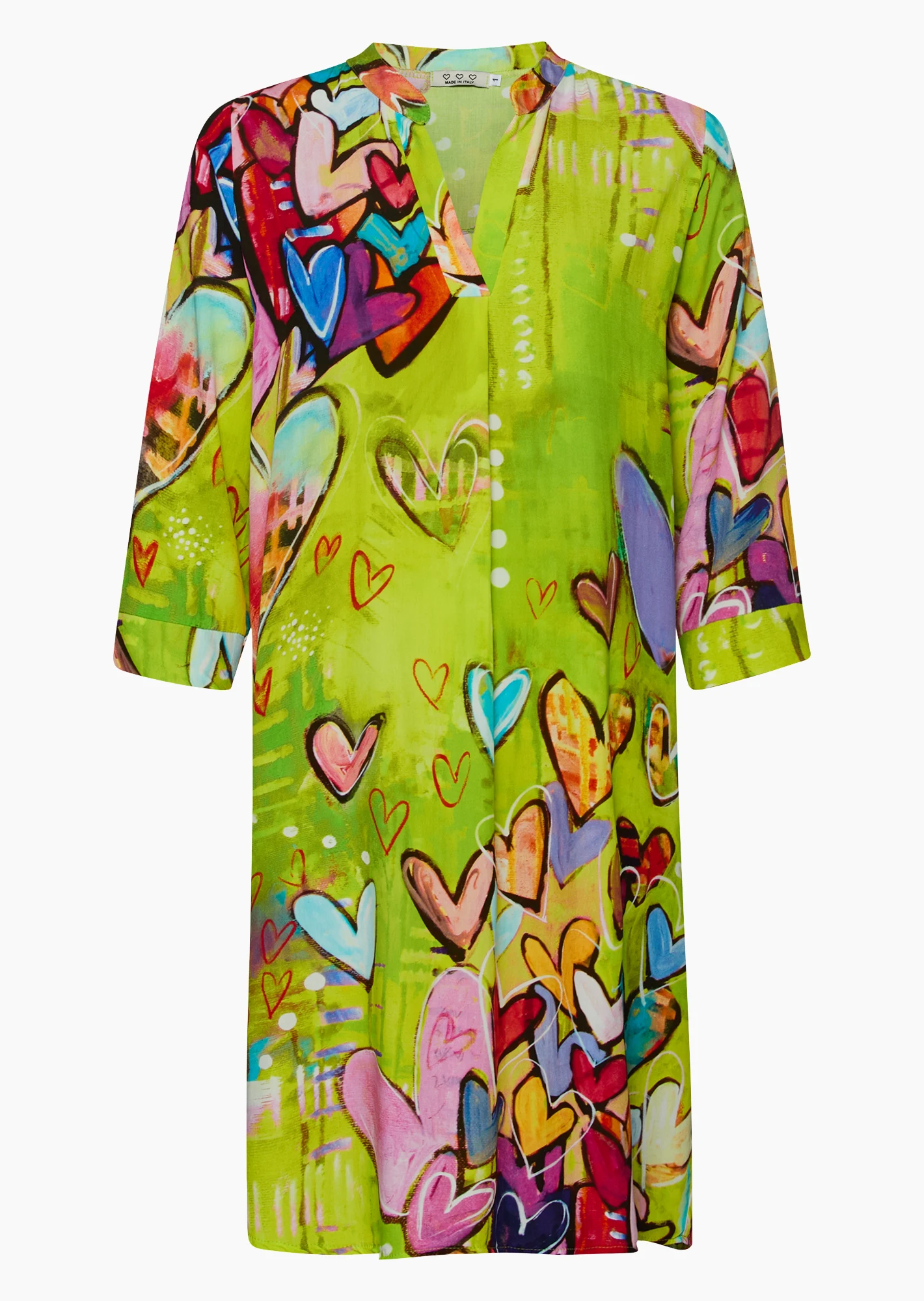 Kleid mit Herzen, juicy flash