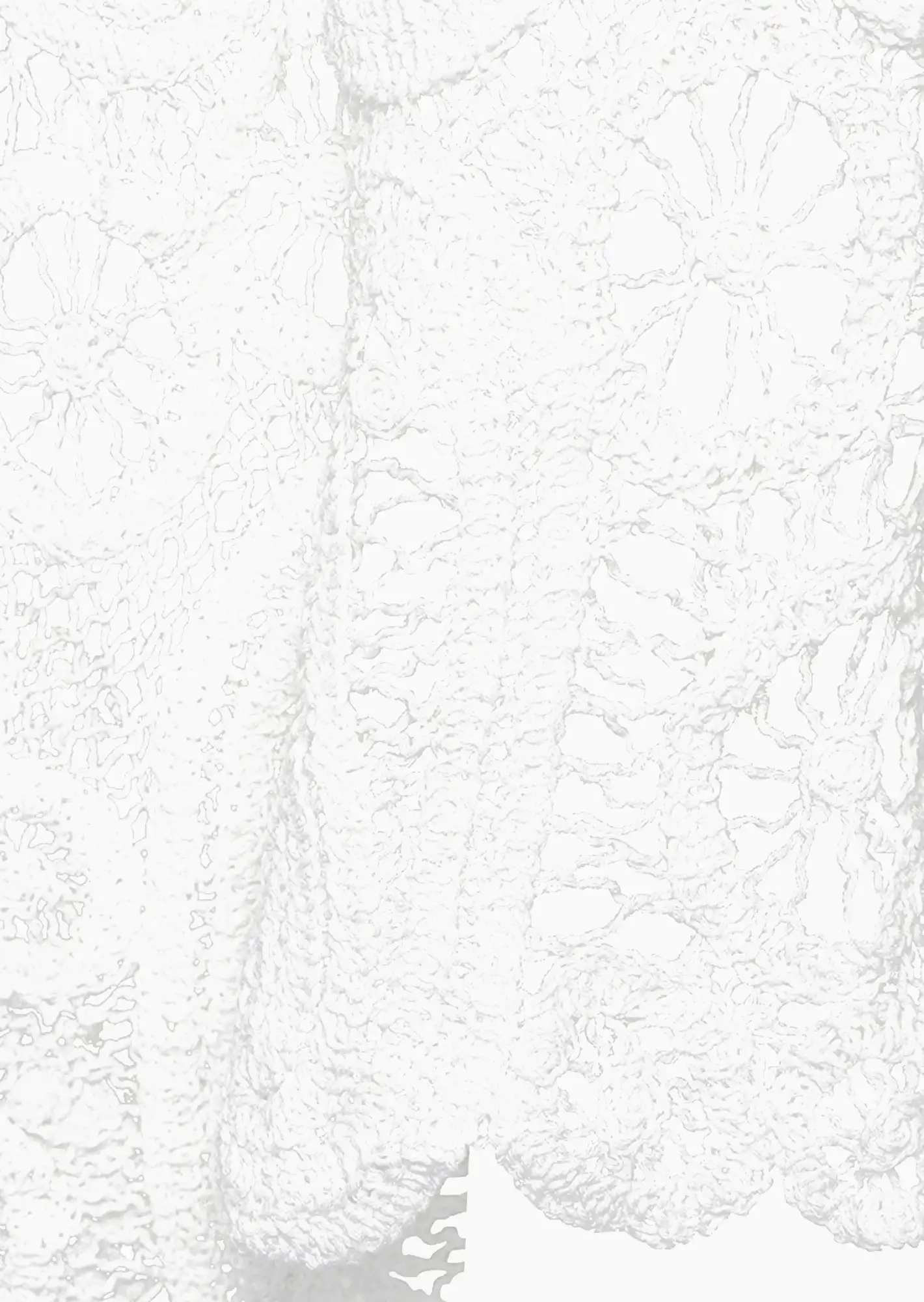 Mantel in Häkel-Optik, offwhite