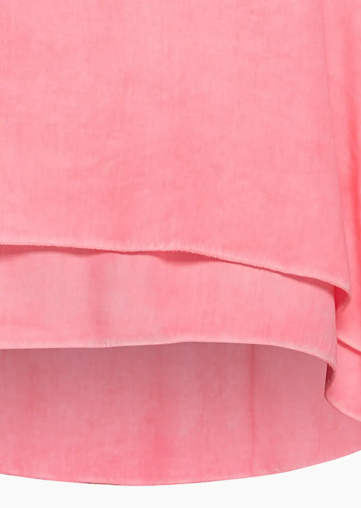 leicht fließende Bluse, neon lobster