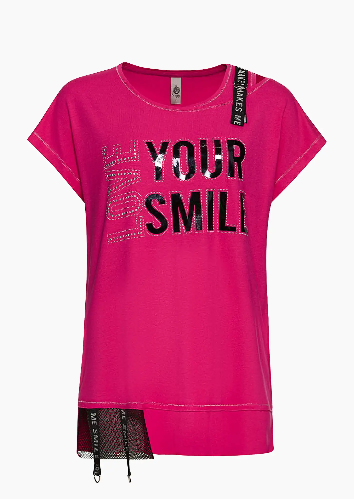 Shirt 'Smile', very berry