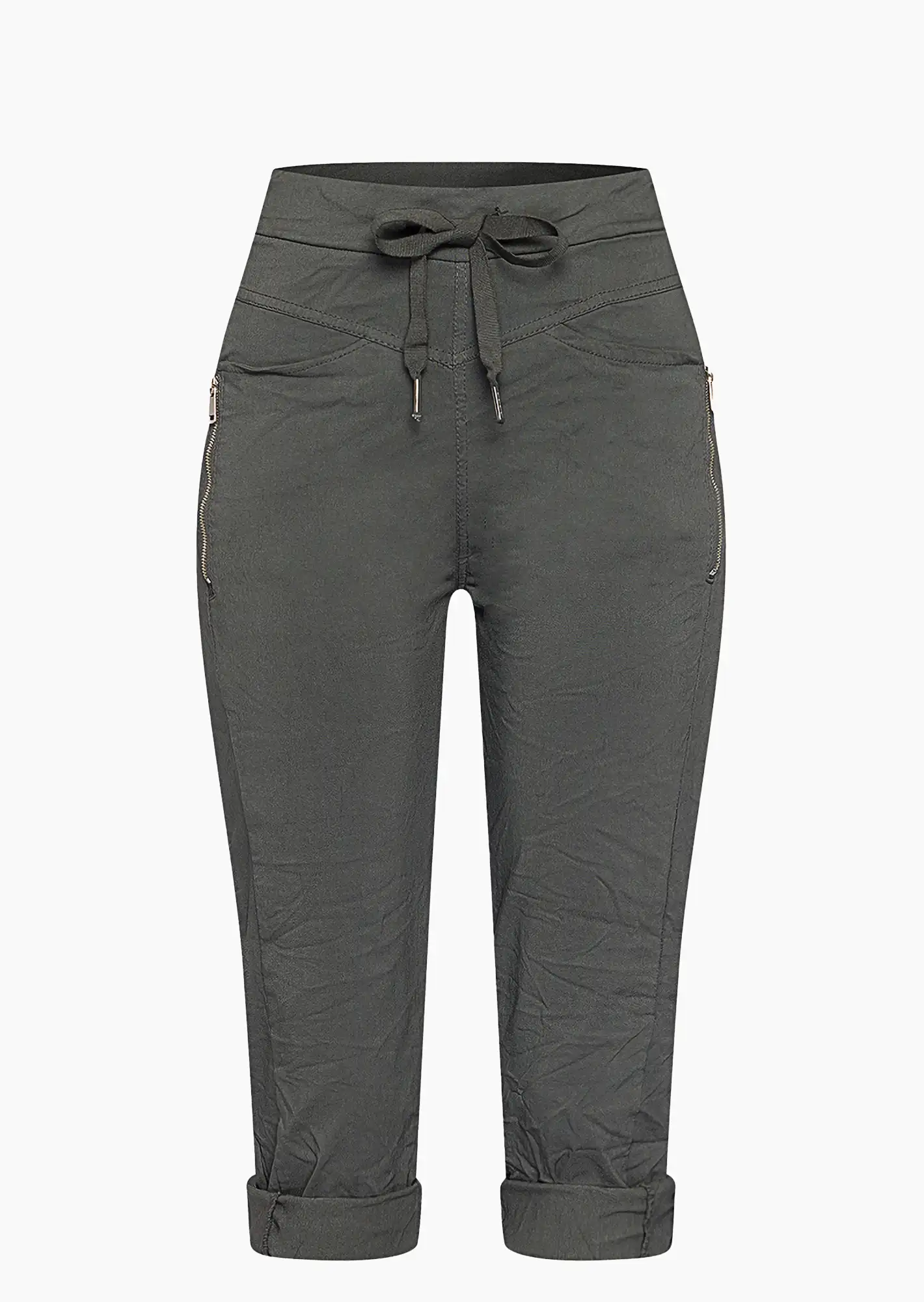 Capri-Joggpants, oliv