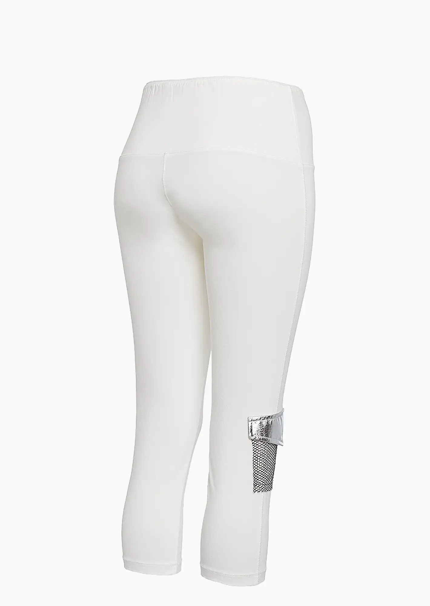 Leggings mit Lettering, offwhite