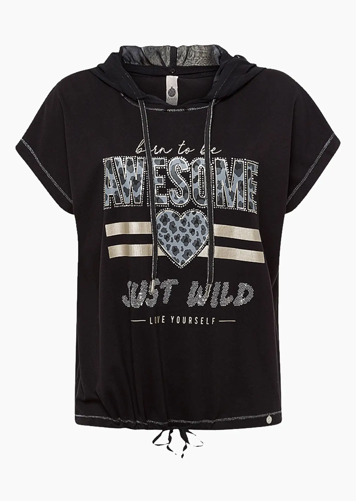 Shirt 'Awesome', schwarz