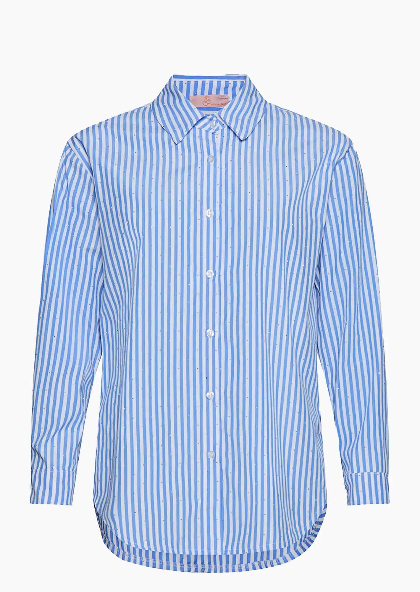 Bluse gestreift, blau-weiß