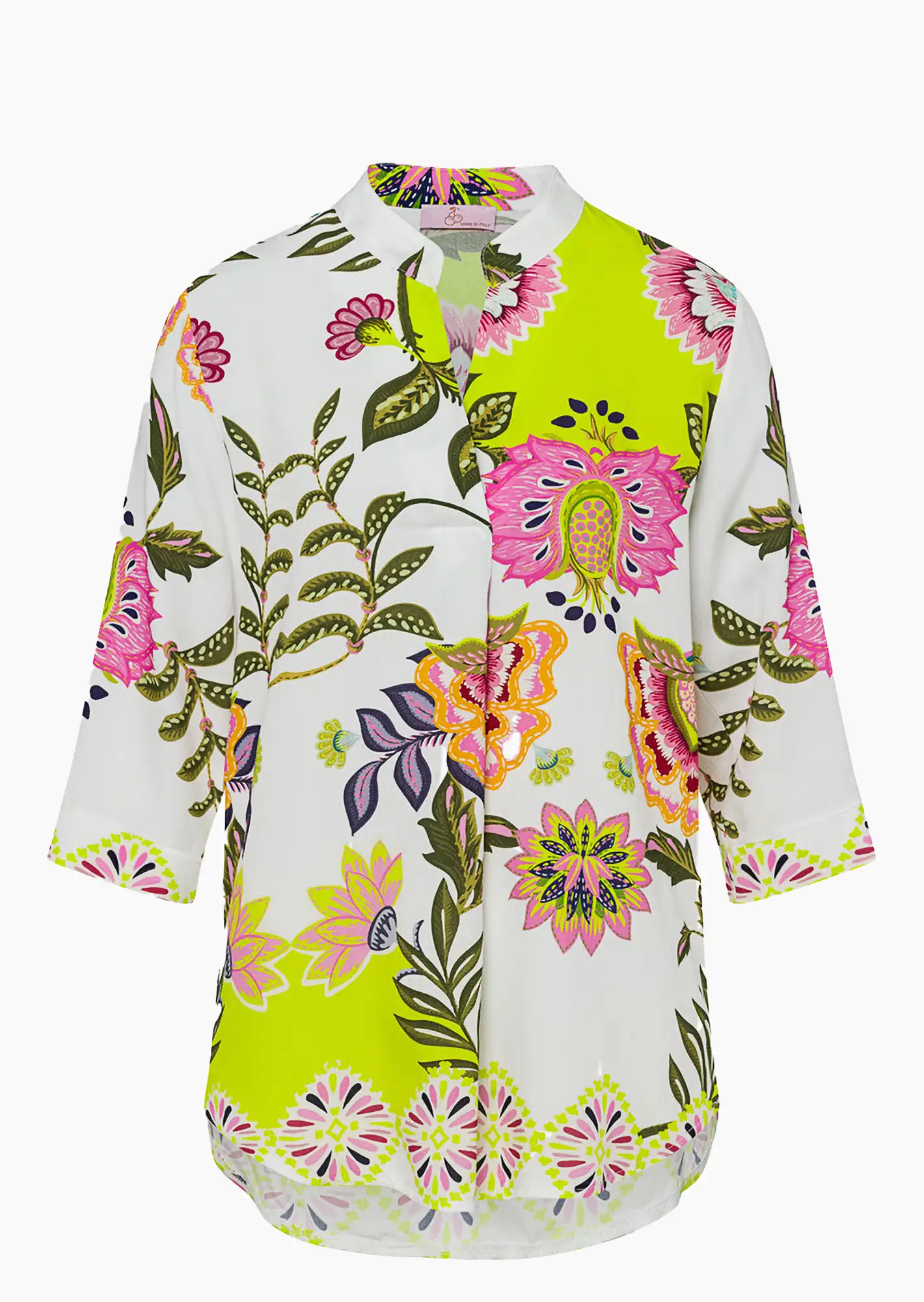 Bluse 'Flora', juicy flash