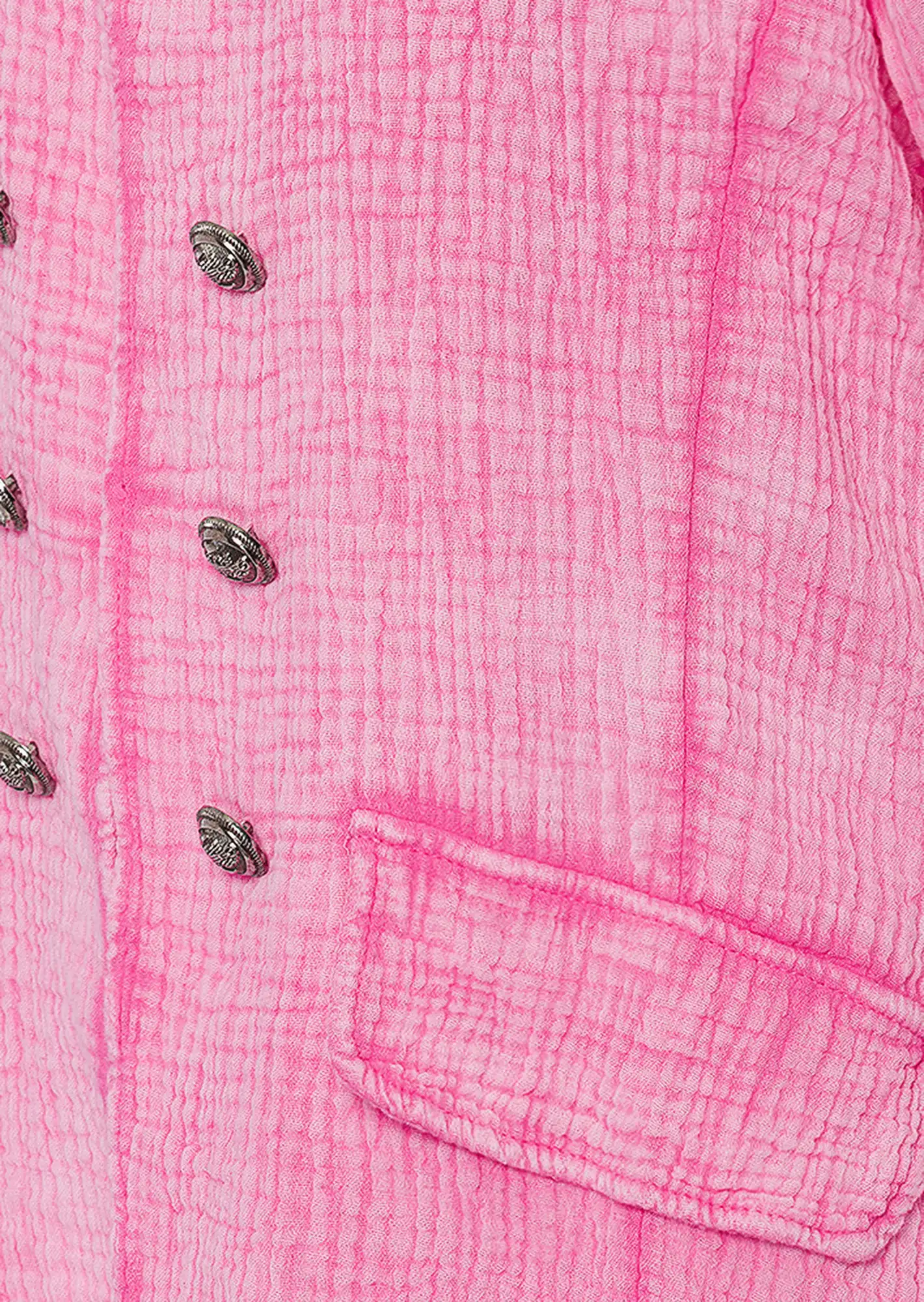 Blazer im Military-Style, pink fluro
