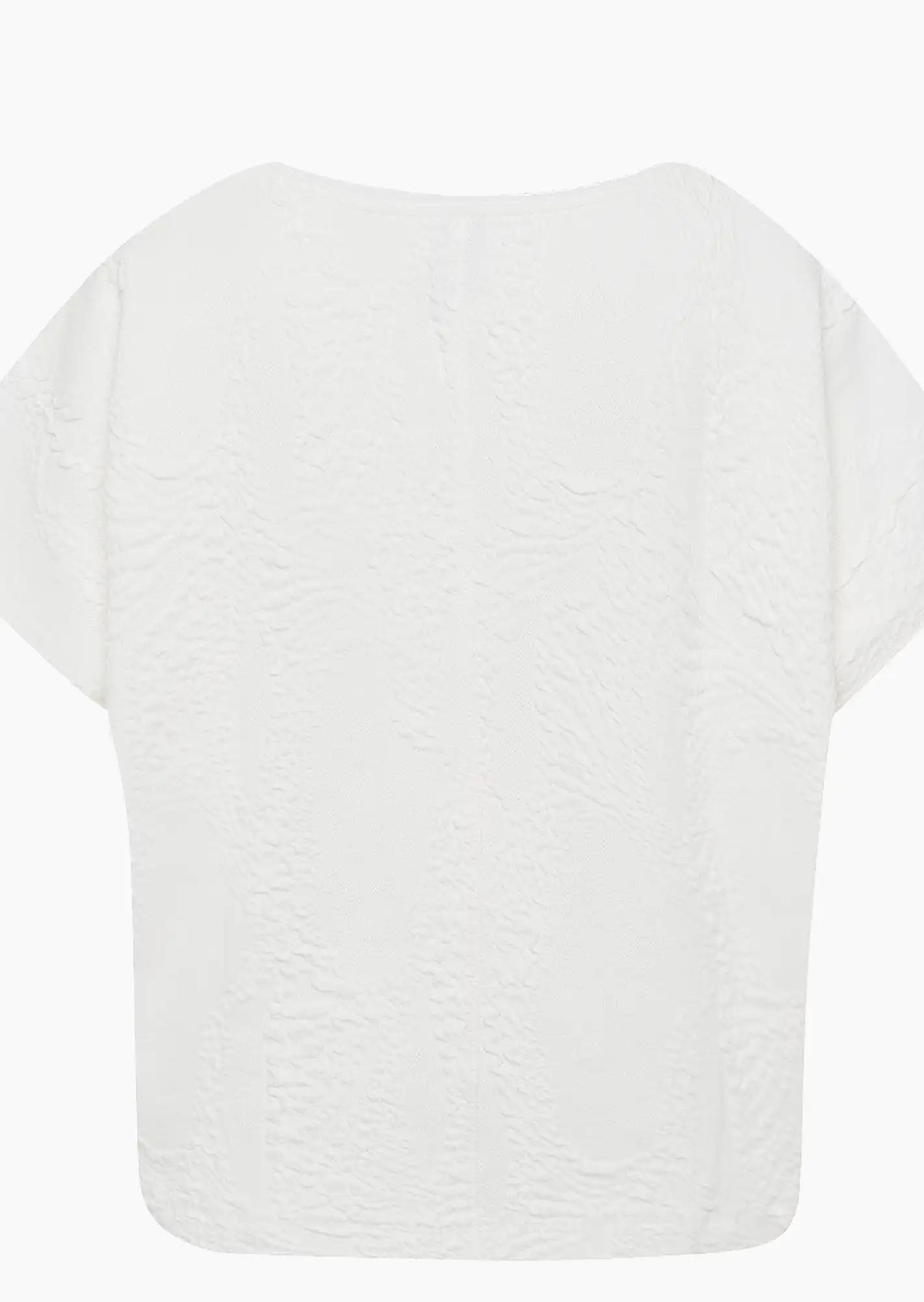 Sweatpullover kurzarm, offwhite