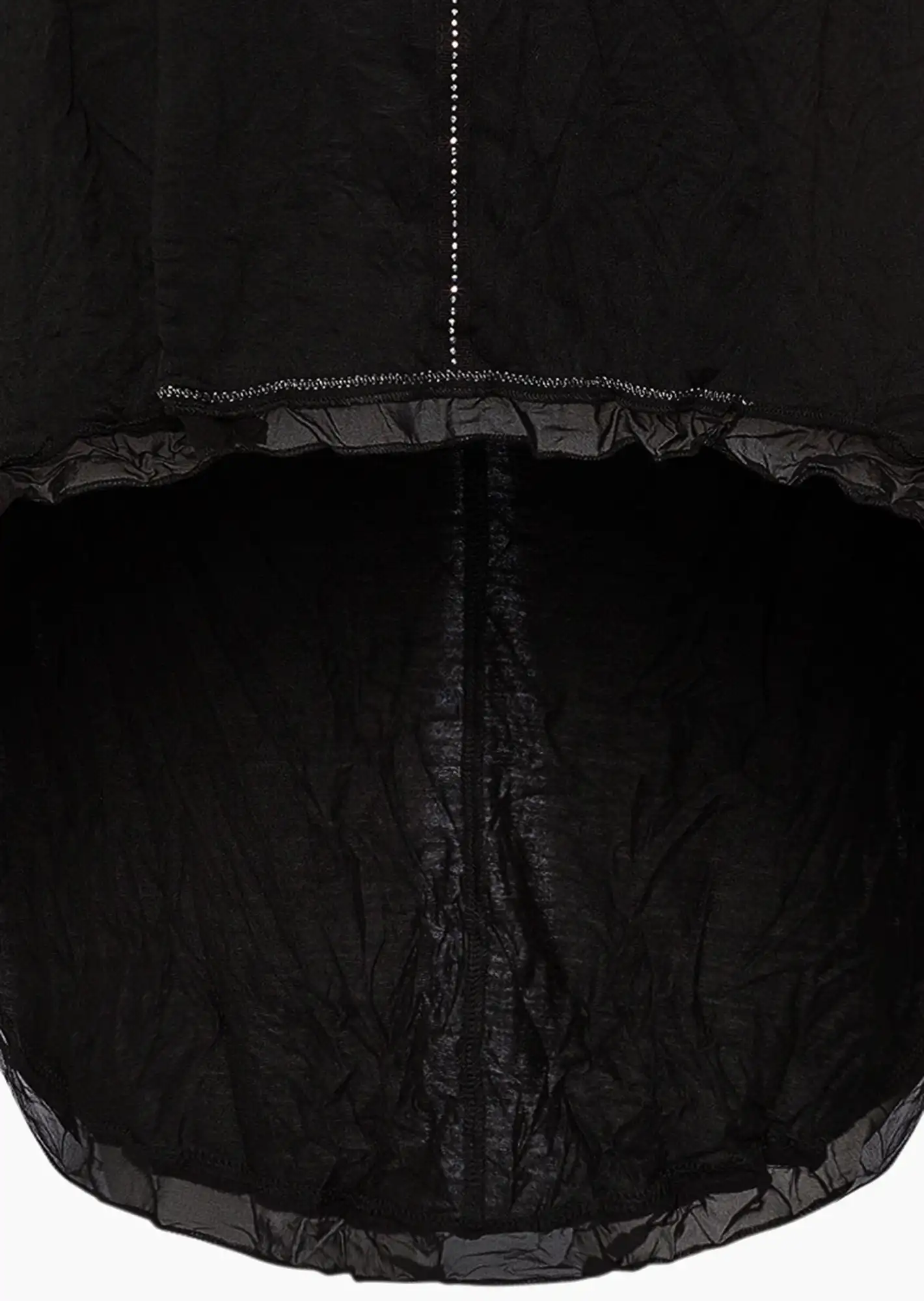 Langarmshirt 'Vokuhila', schwarz