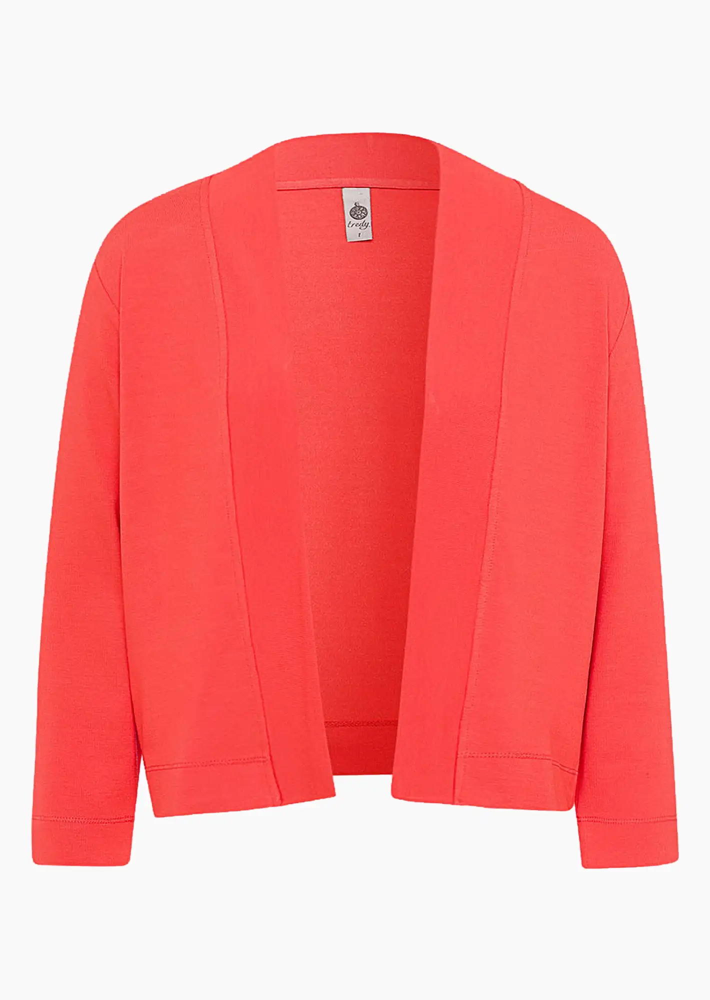 weiche Shirtjacke, koralle
