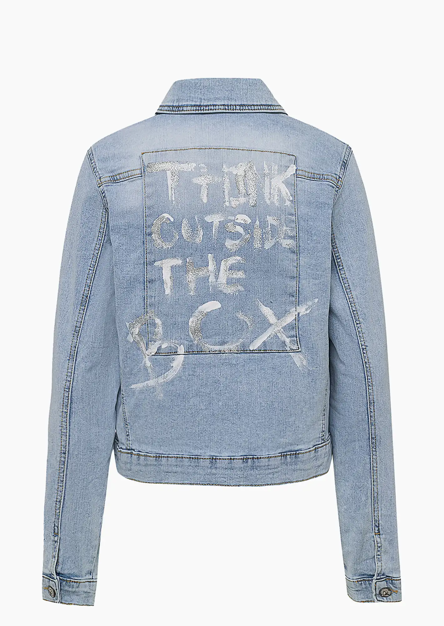 Jeansjacke 'Outside', light blue denim