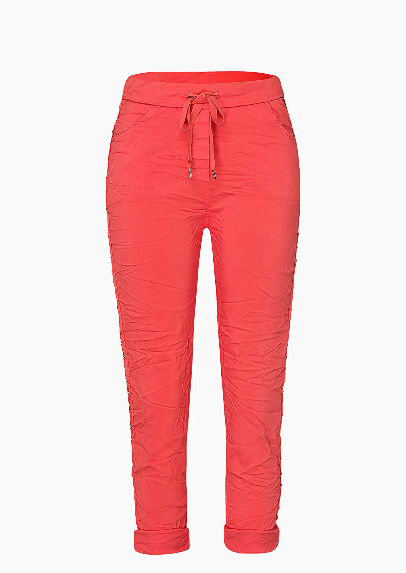 Joggpants mit Nieten, melon