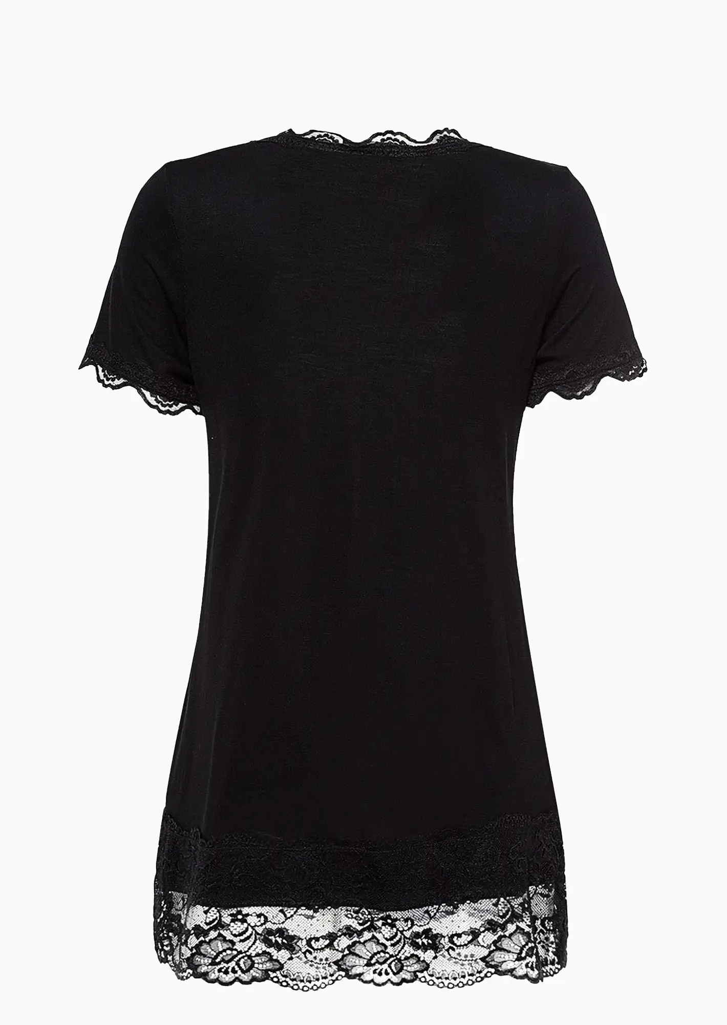 Basic Shirt ANNA, schwarz