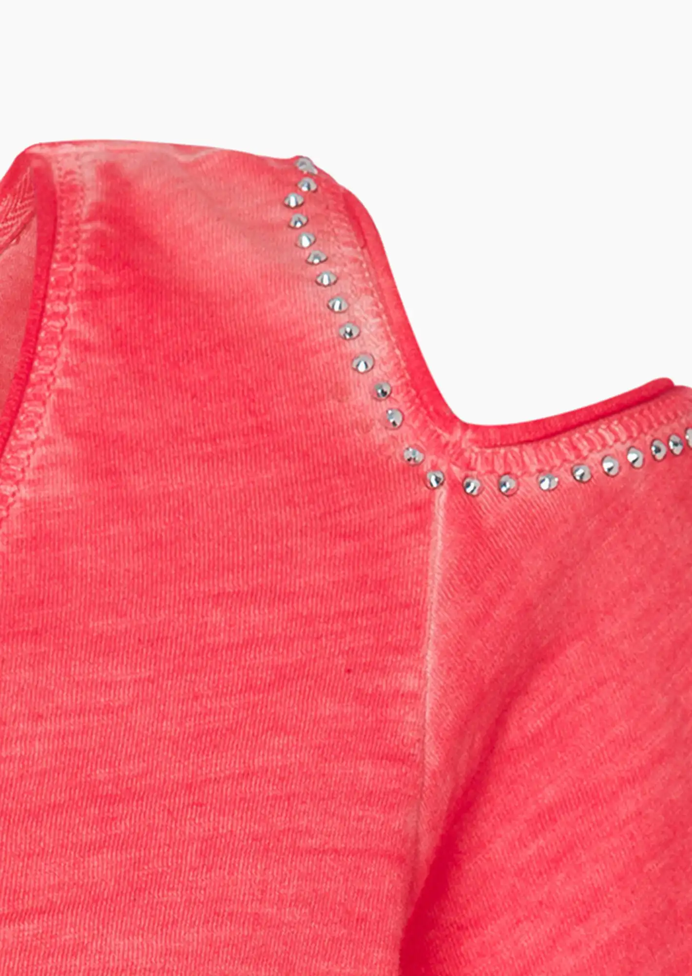 Shirt mit Cut-Outs, koralle