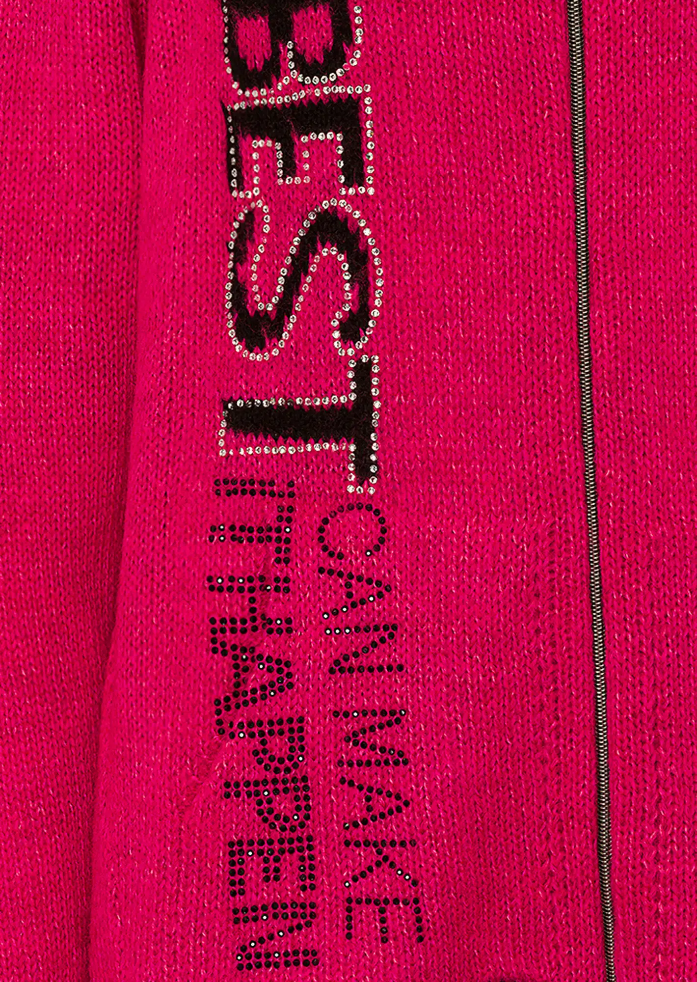 Strickjacke 'Be the best', pink flash