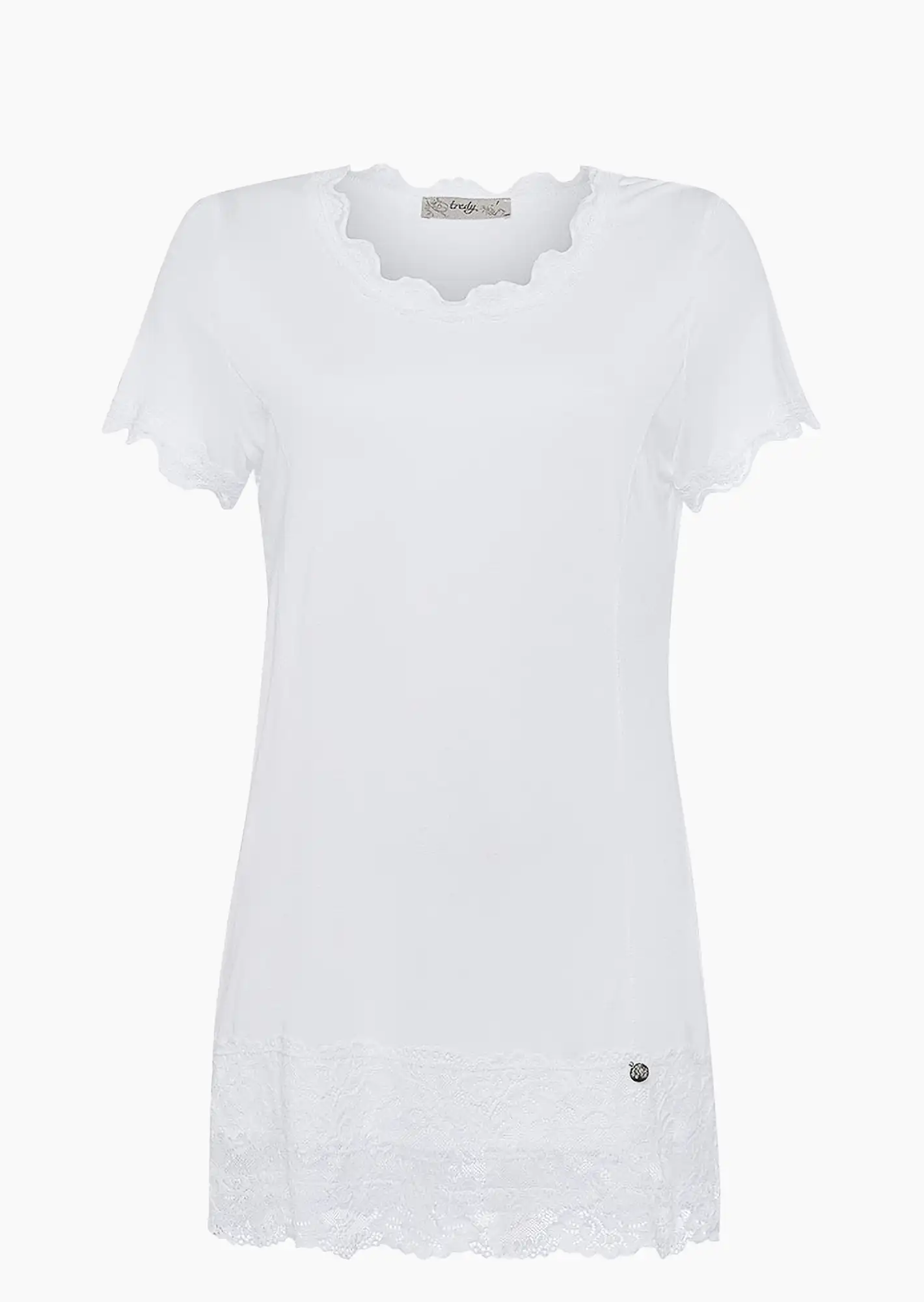 Basic Shirt ANNA, weiß