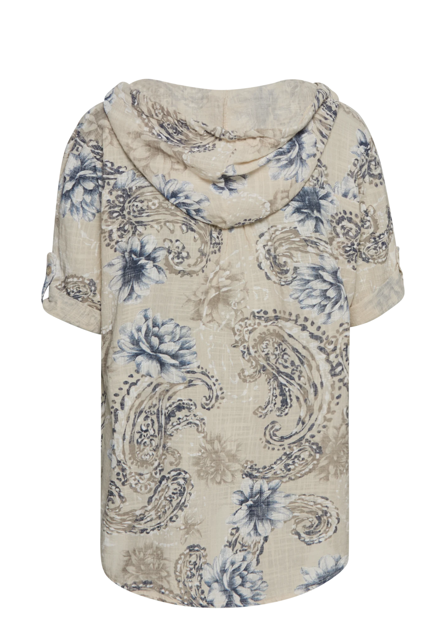 Bluse gemustert, crema