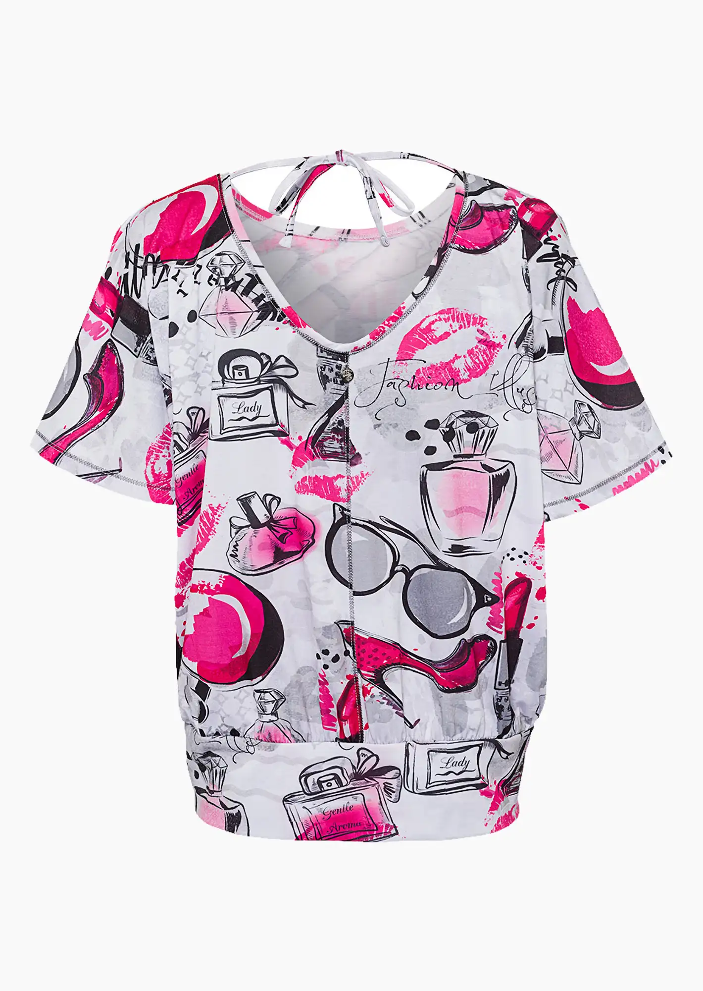 Fledermausshirt 'Beautiful', bunt
