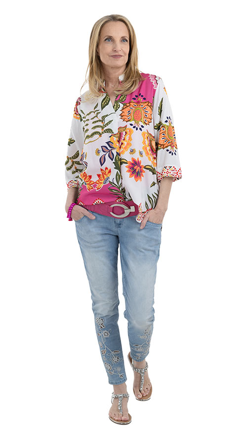 Printbluse
