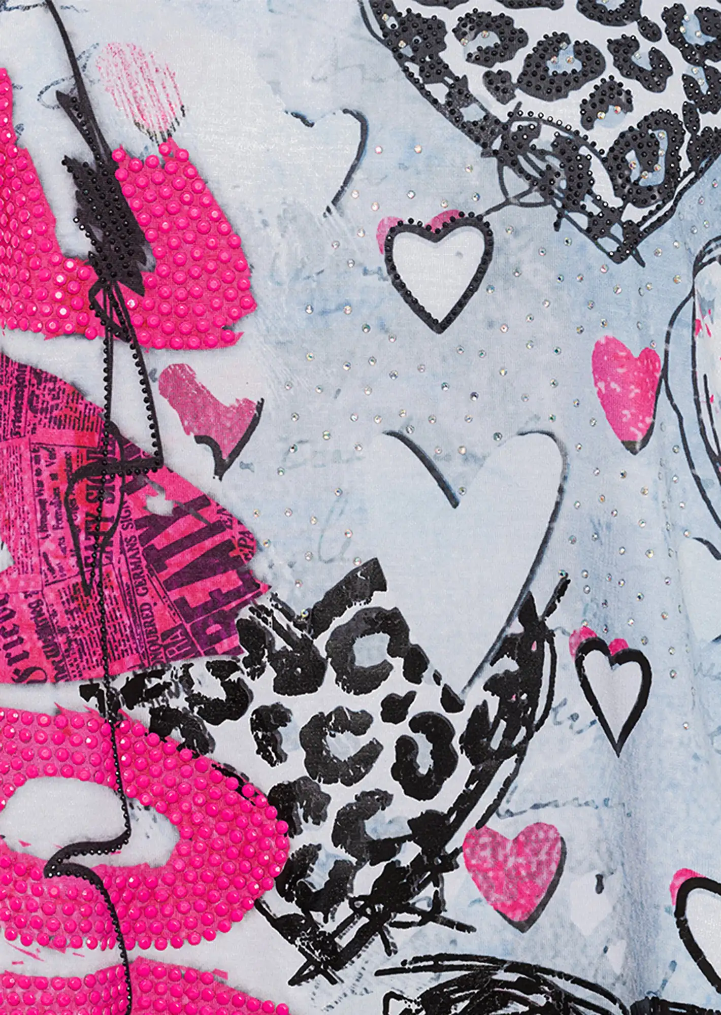 Shirt 'Love', eiskristall