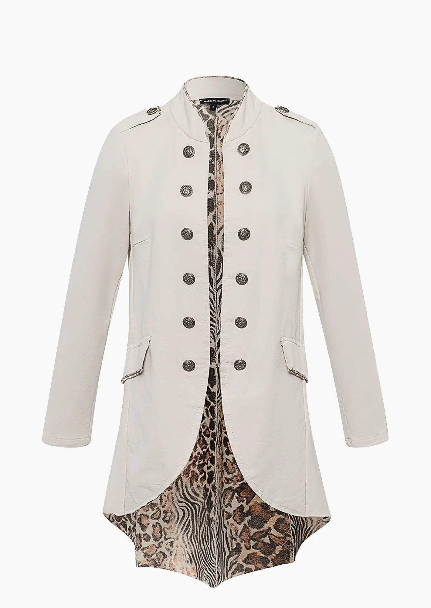 Blazer im Military-Style, sand
