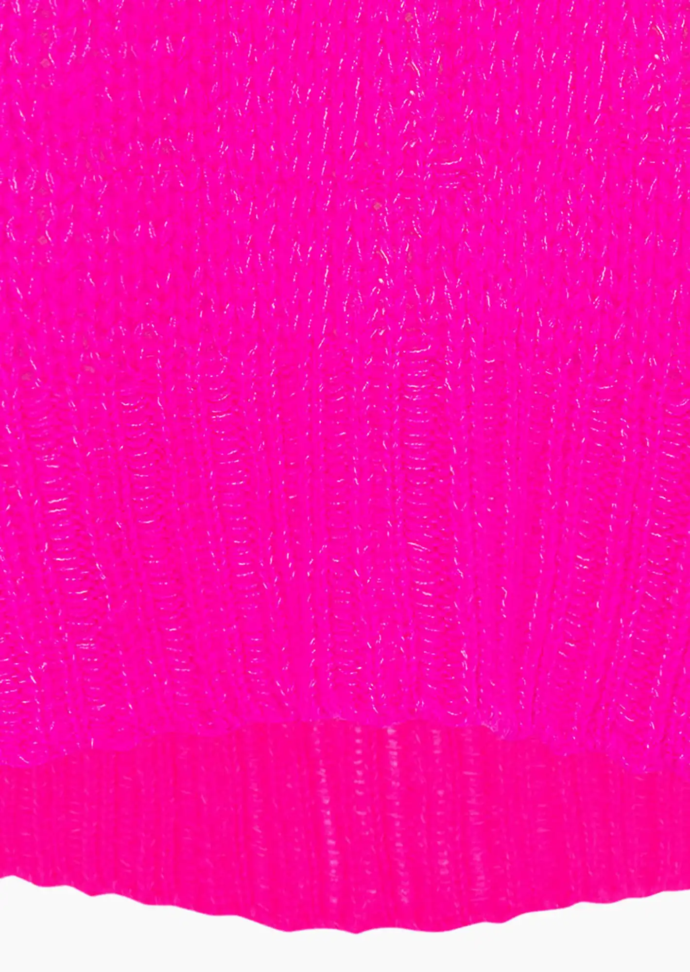 Strickpullover in Grobstrick, neonpink