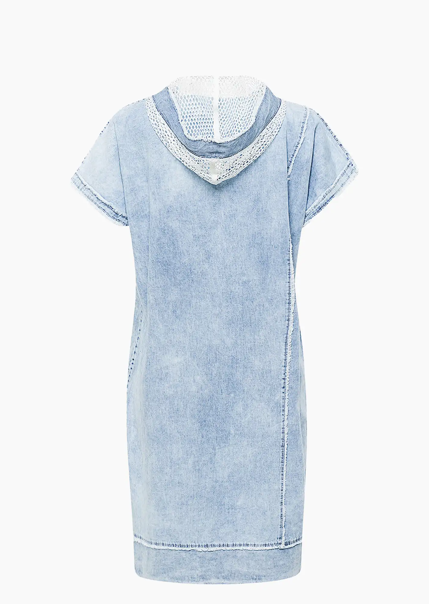 Kleid 'Smile', bleached denim