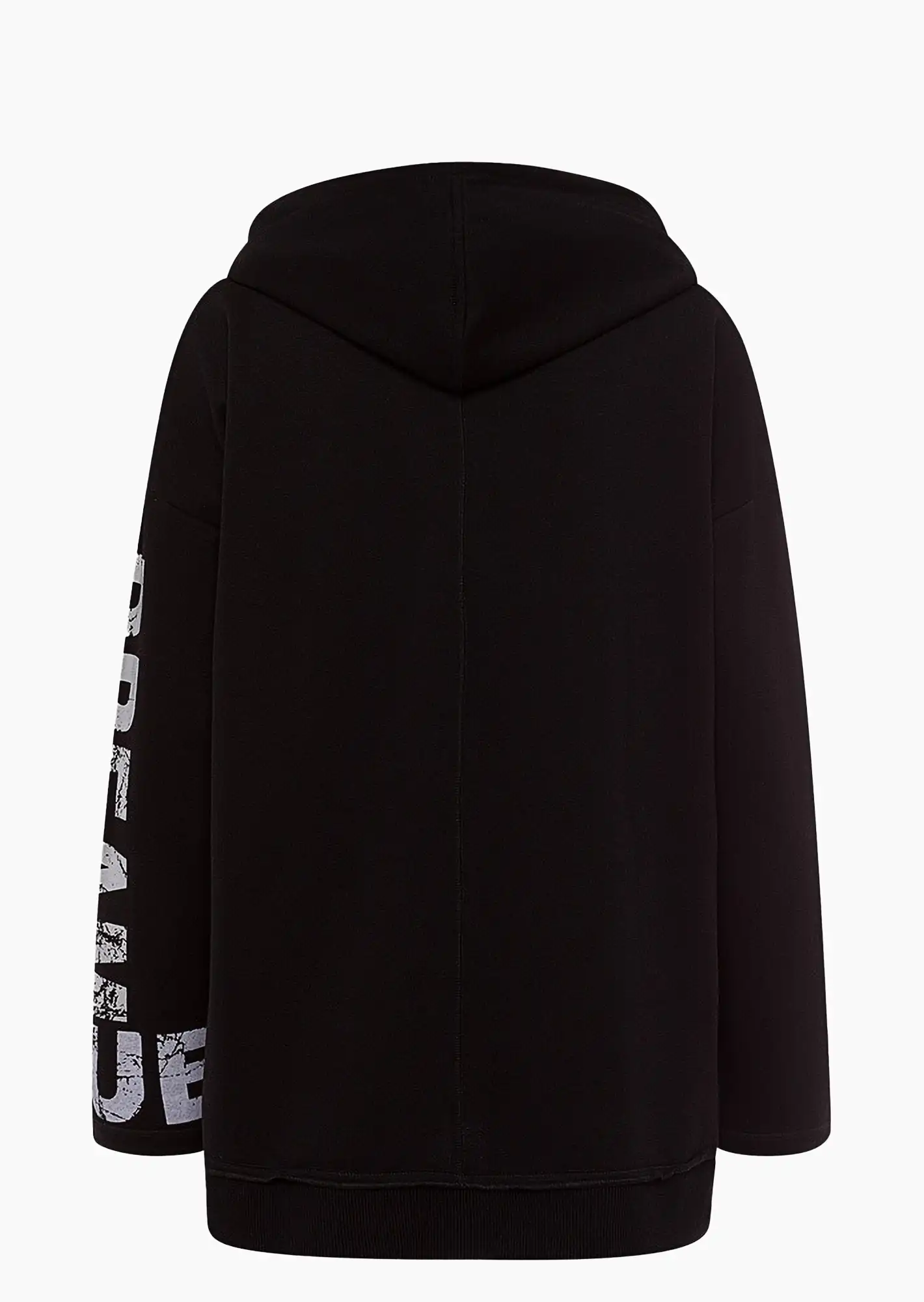 Sweatjacke 'True', schwarz
