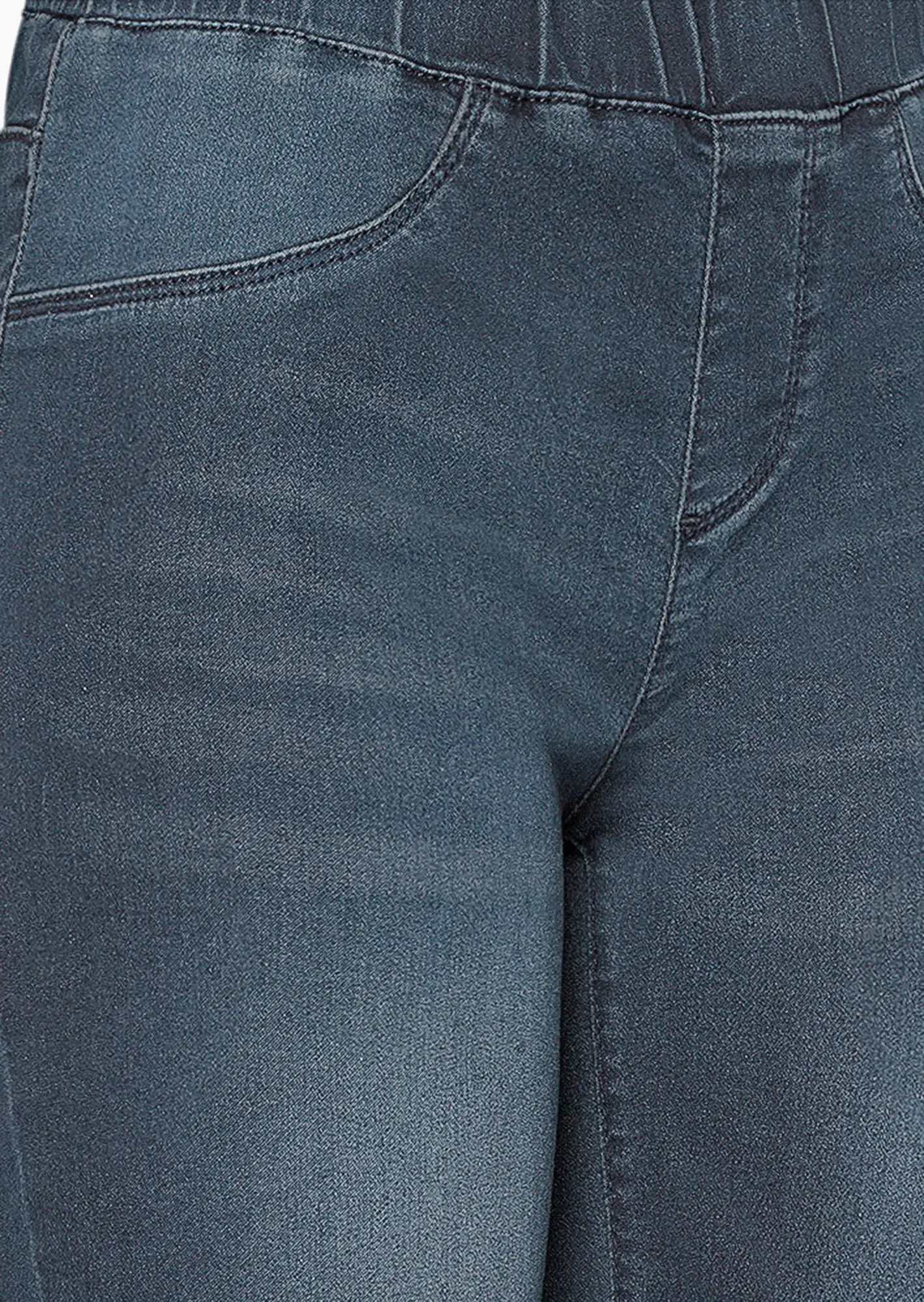 Jeggings, blue black denim