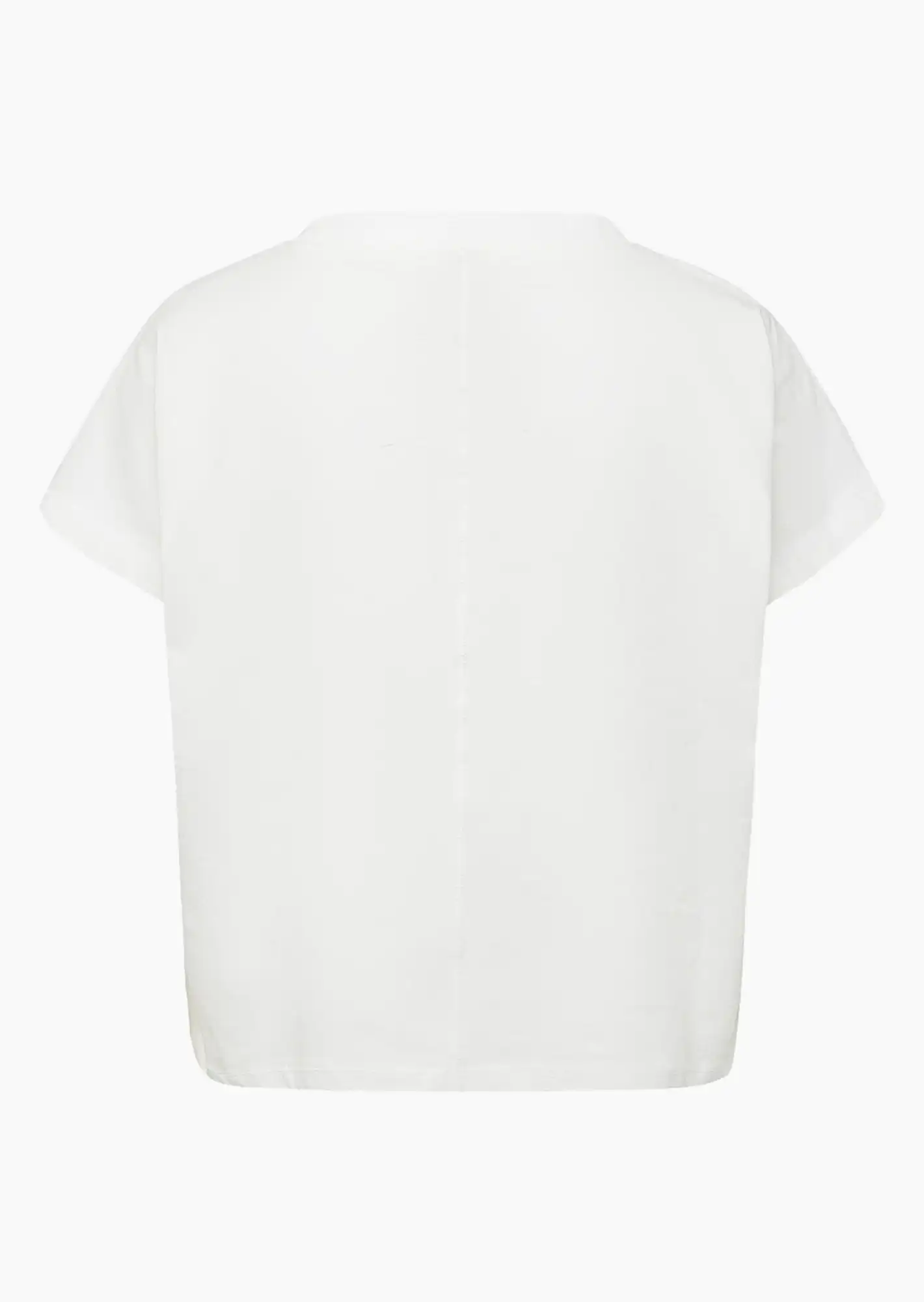 Cropped-Shirt 'Stay Strong', offwhite