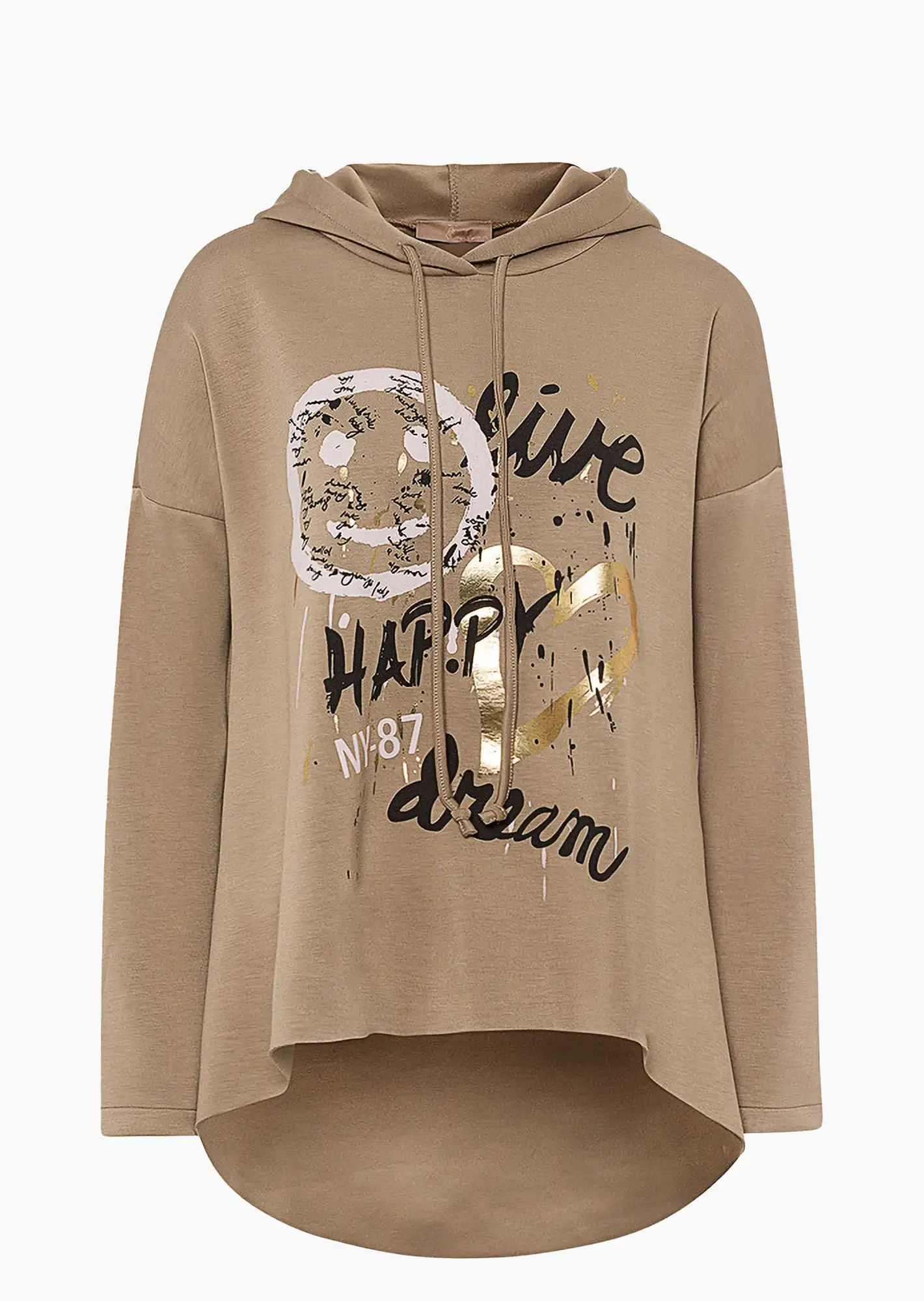 Sweatpullover 'Happy', fango