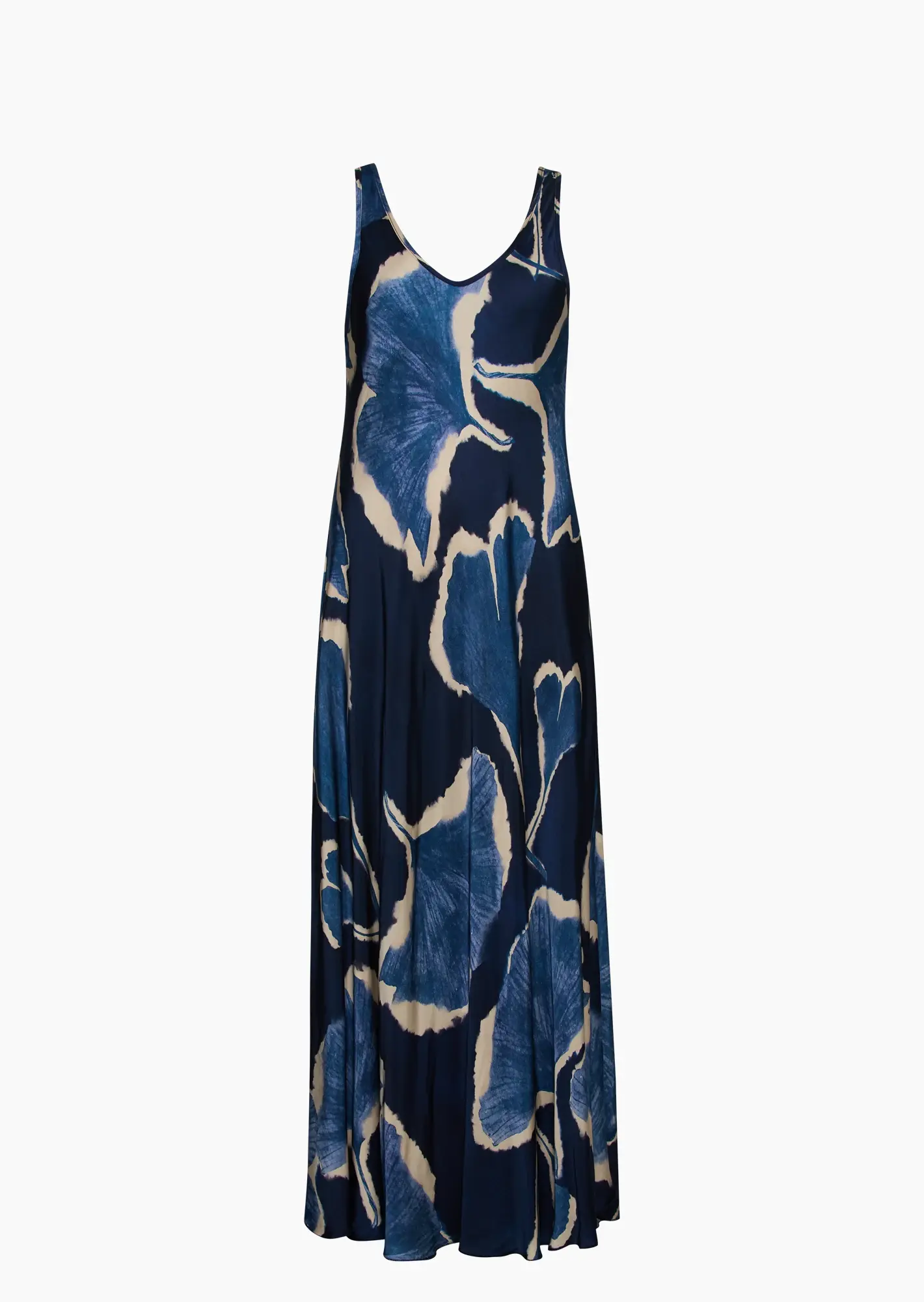 Kleid mit Print, blau
