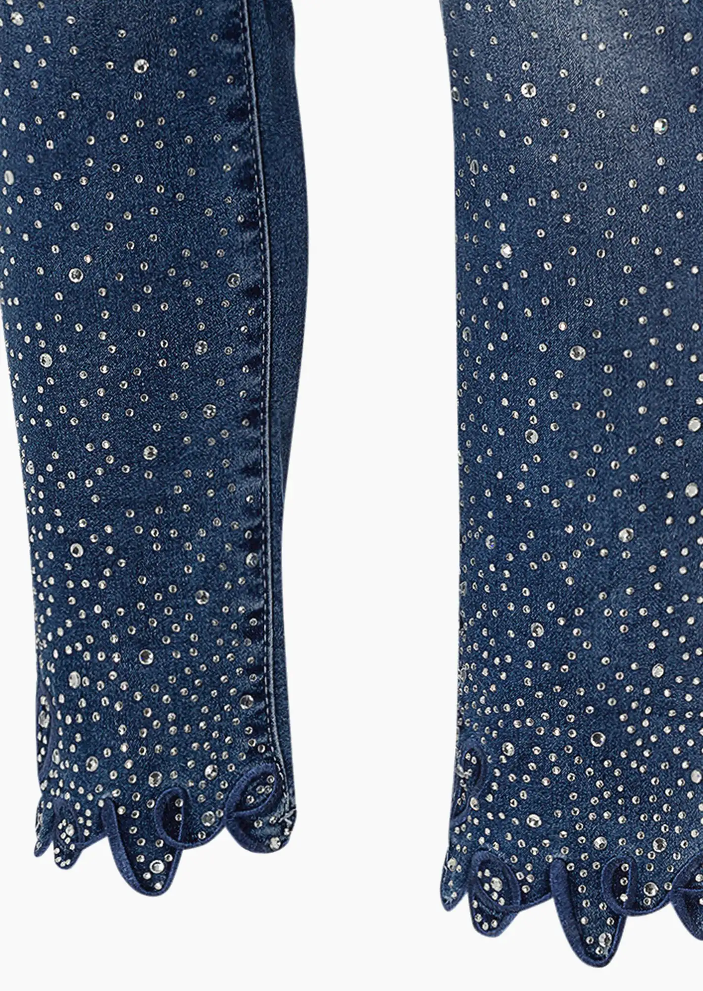 Jeggings 'Love', blue denim