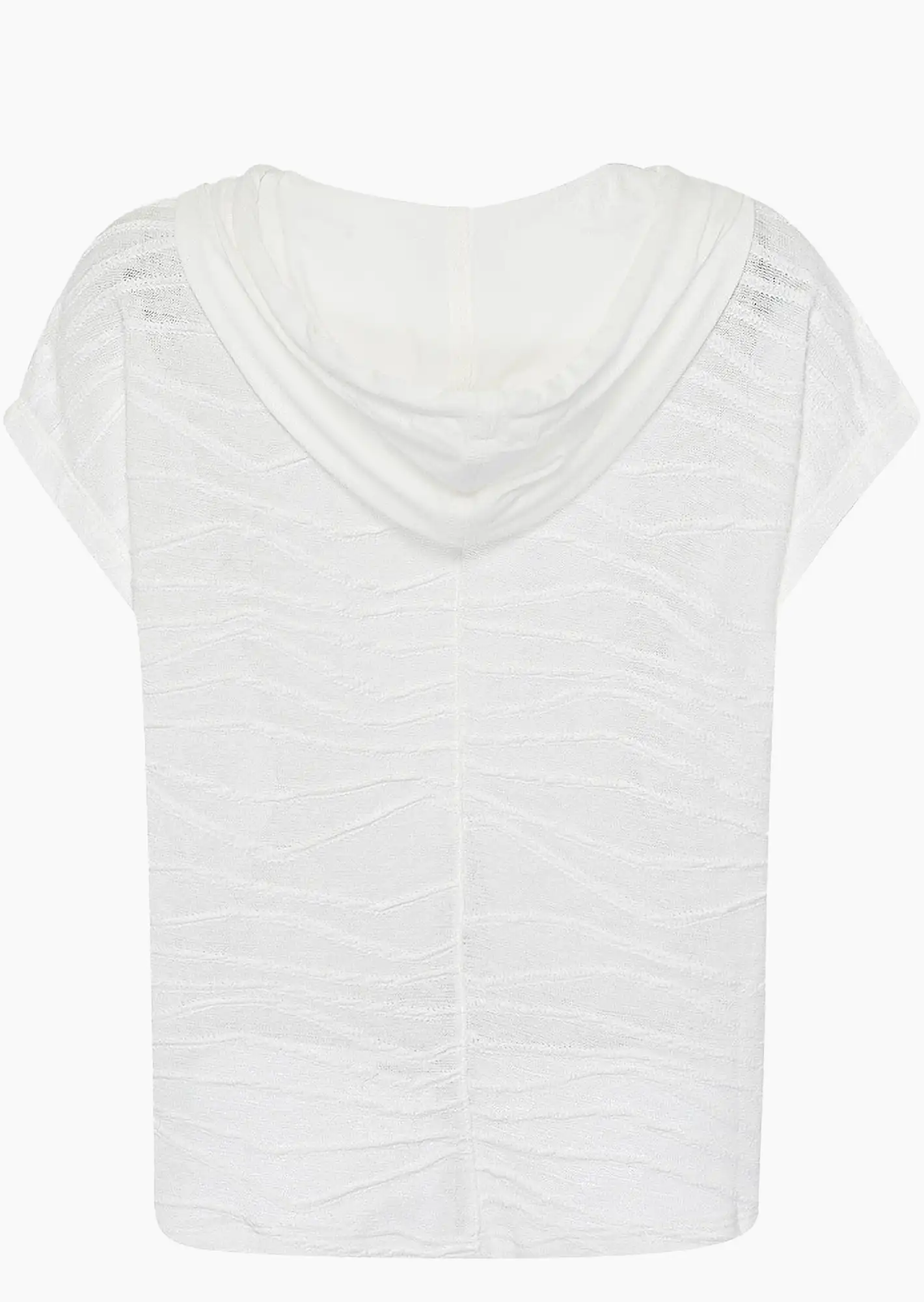 Shirt mit Muster, offwhite