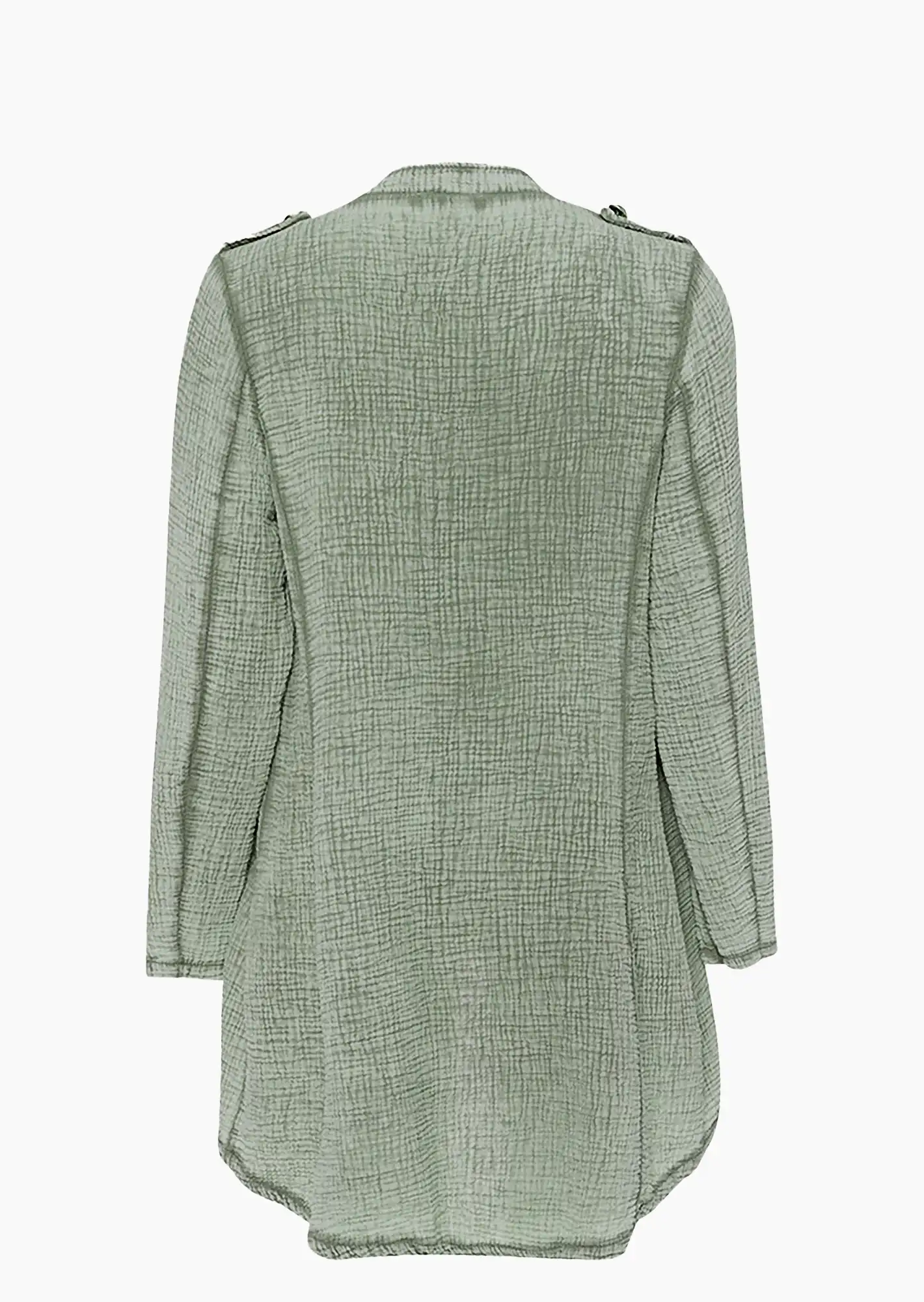 Musselin-Blazer, khaki