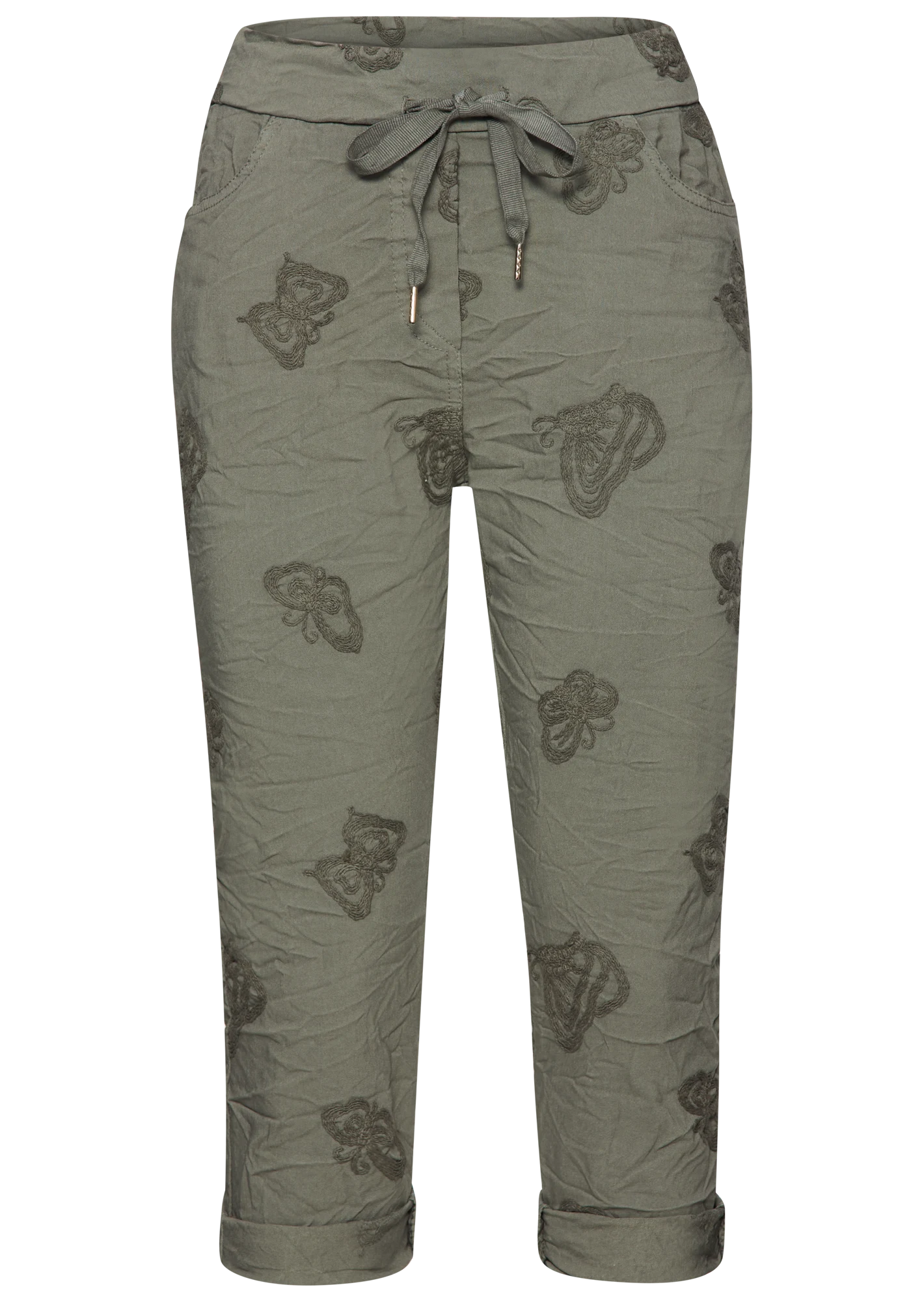 Joggpants 'Schmetterling', khaki