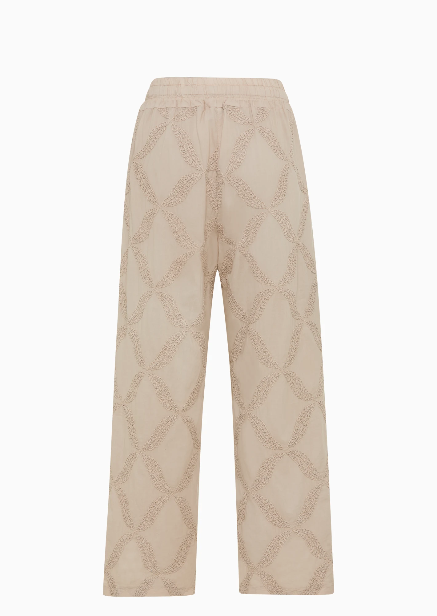 Wide Leg Hose, crema