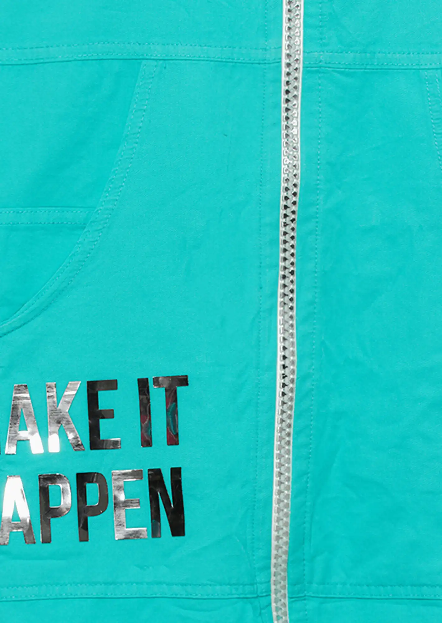 Jacke 'Make it happen', türkis