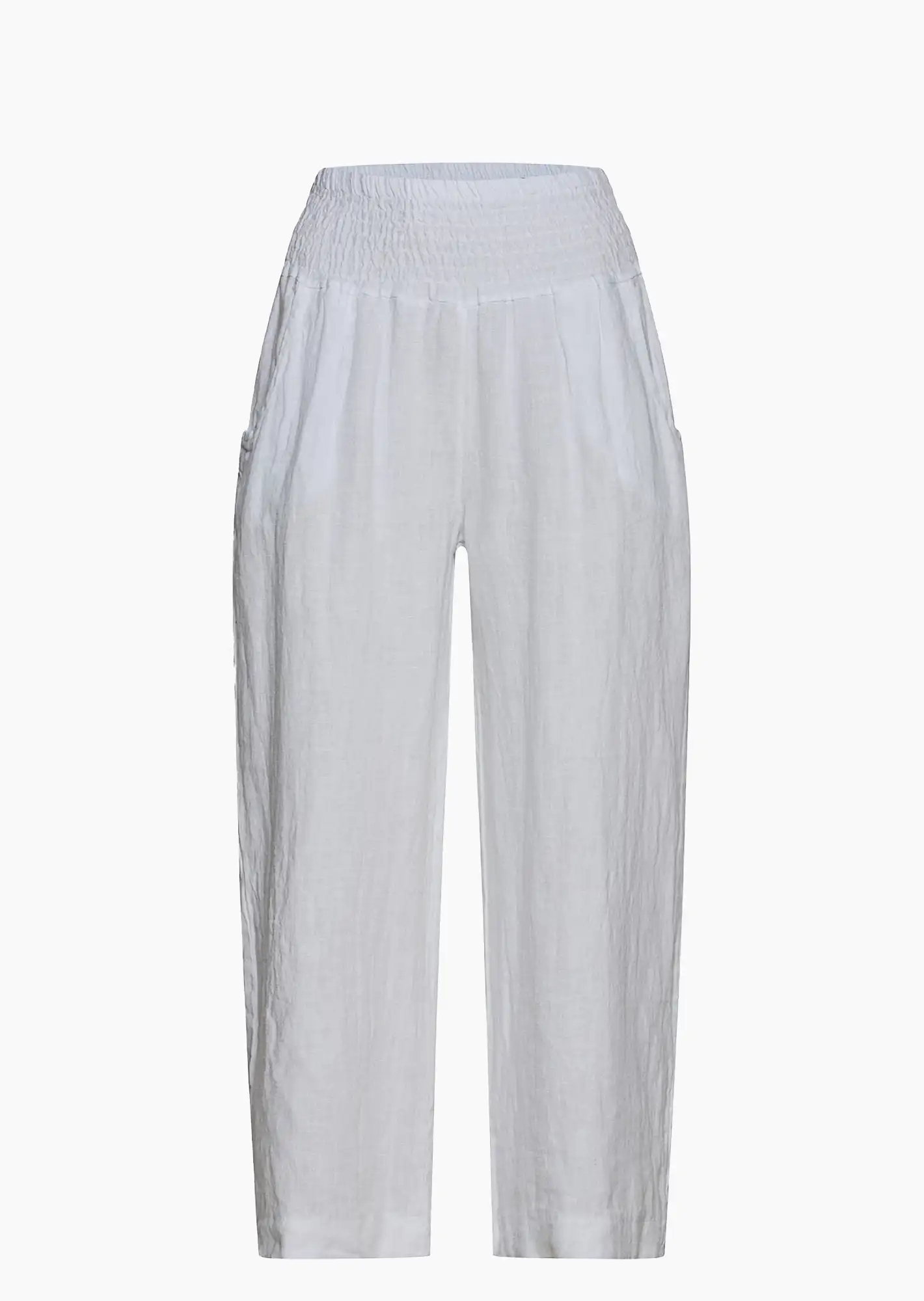 Leinenhose,weiß
