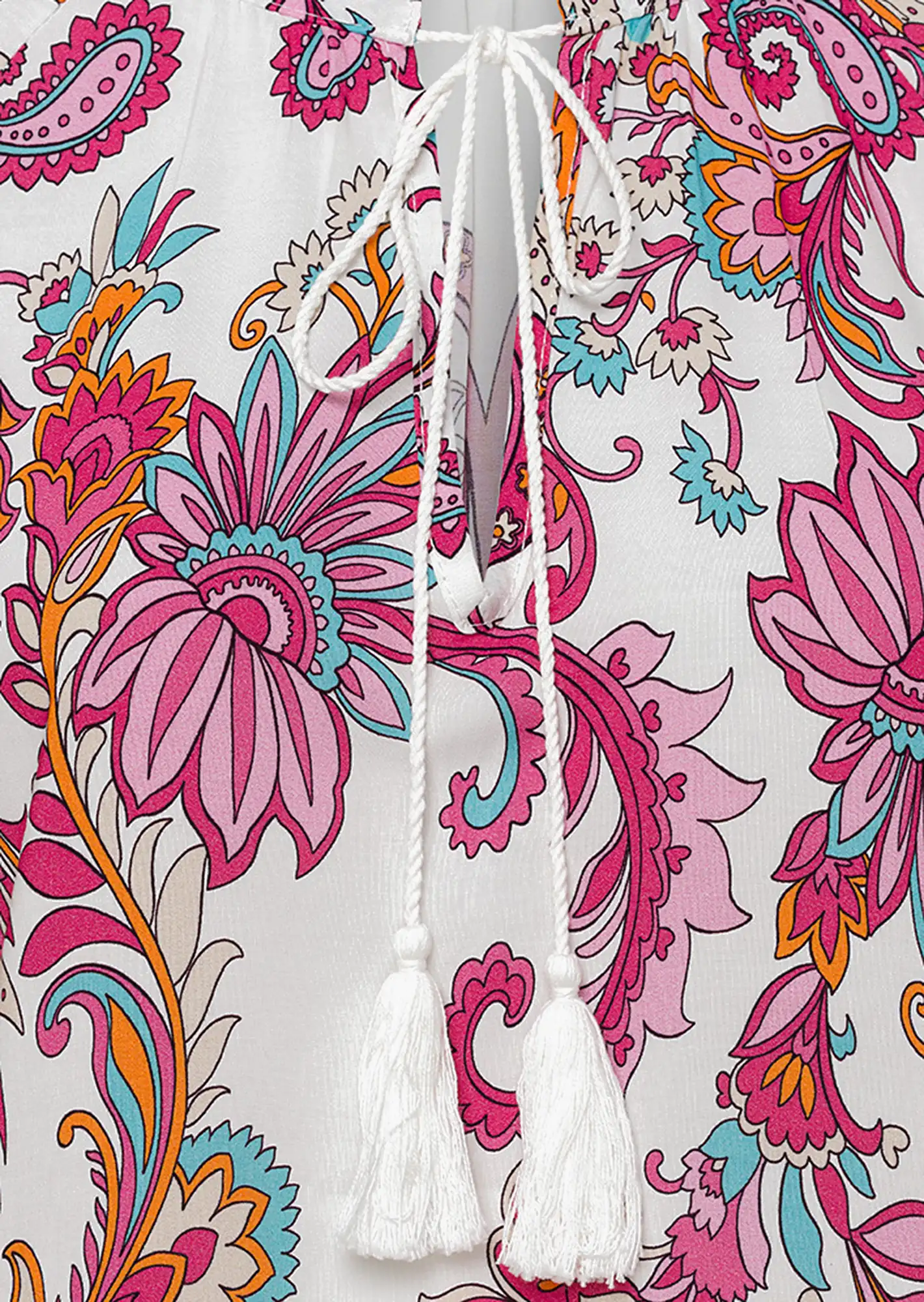 Tunika in Alloverprint, very berry