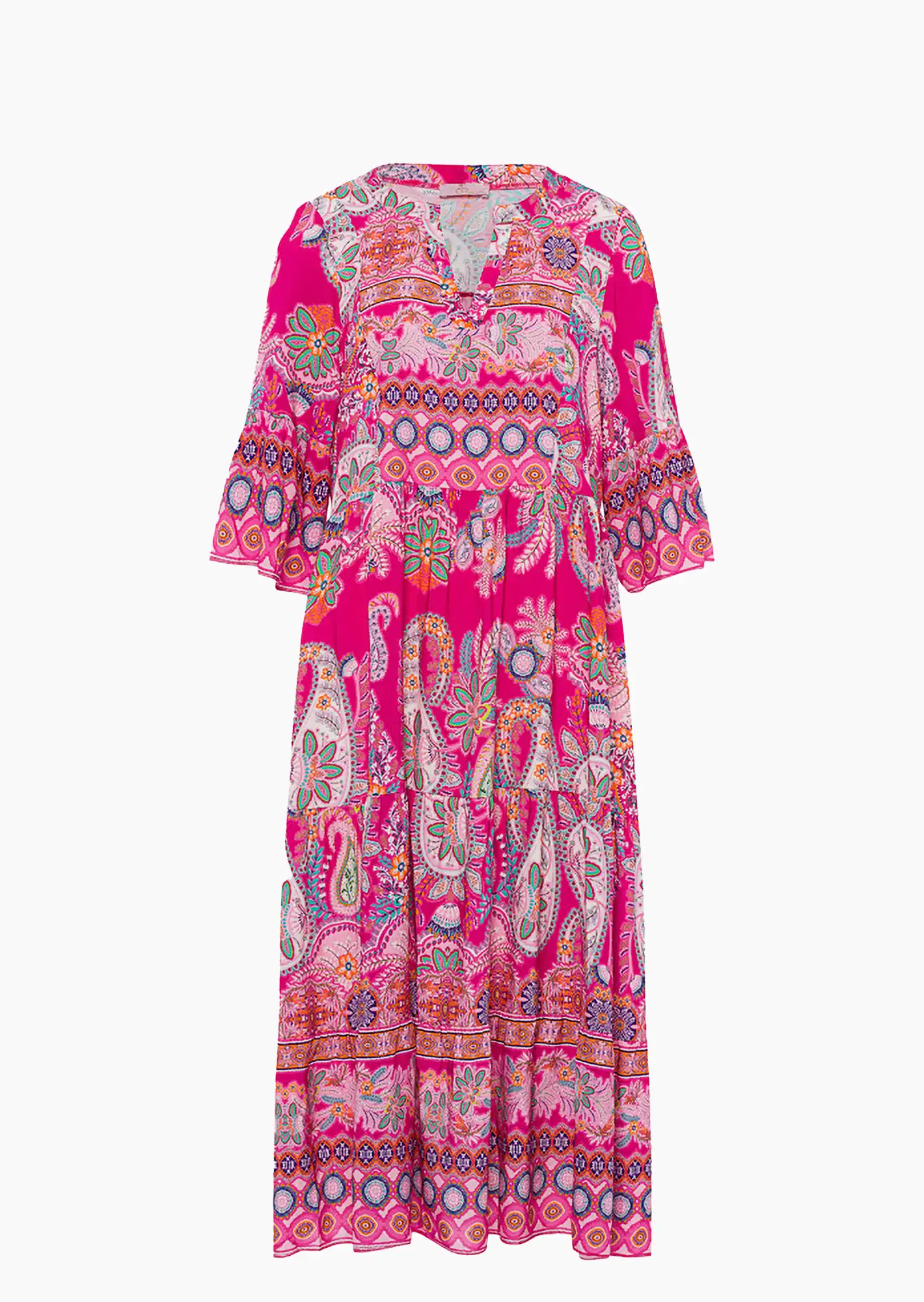 Kleid gemustert, very berry