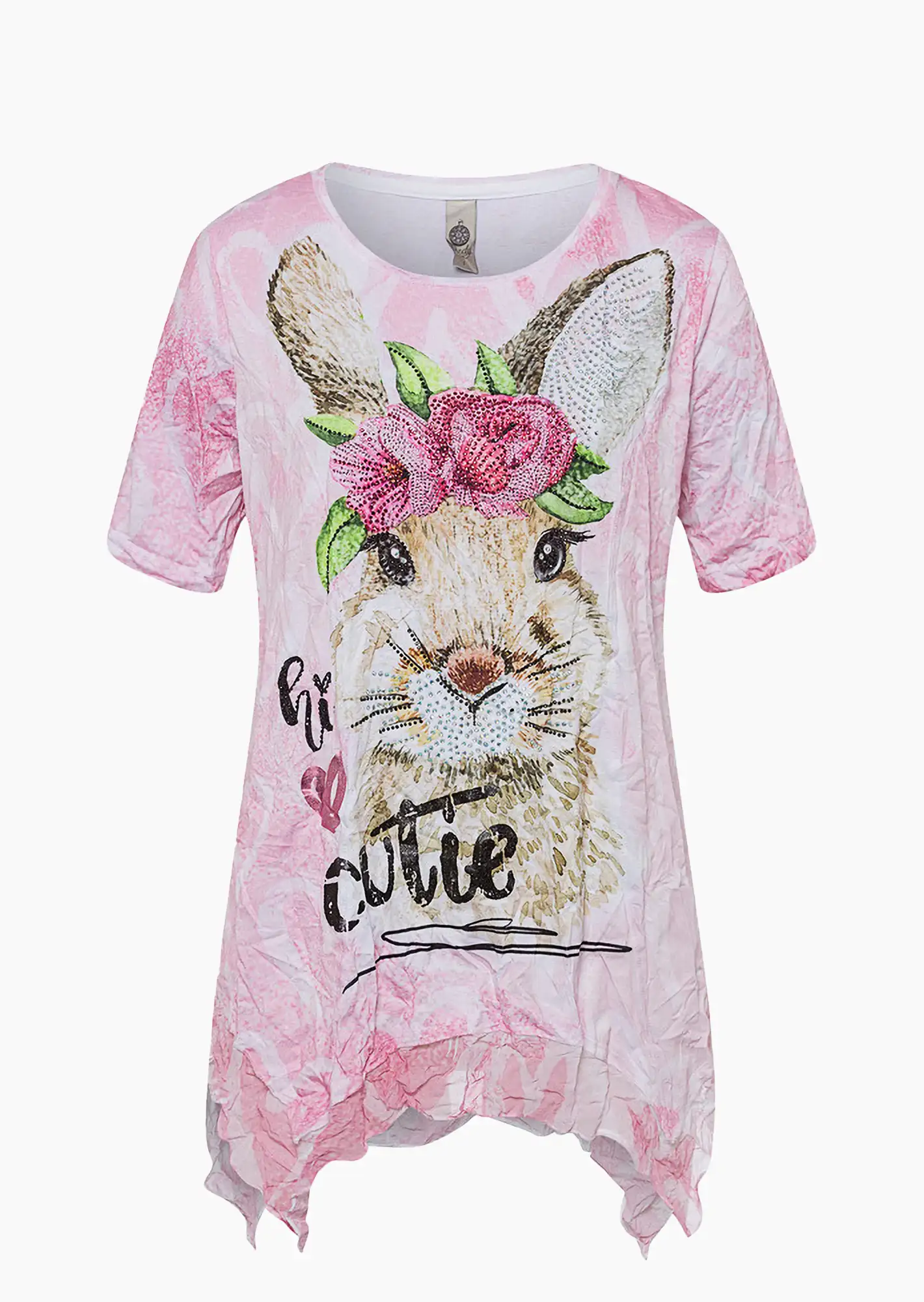 Shirt 'Hase', rosenholz