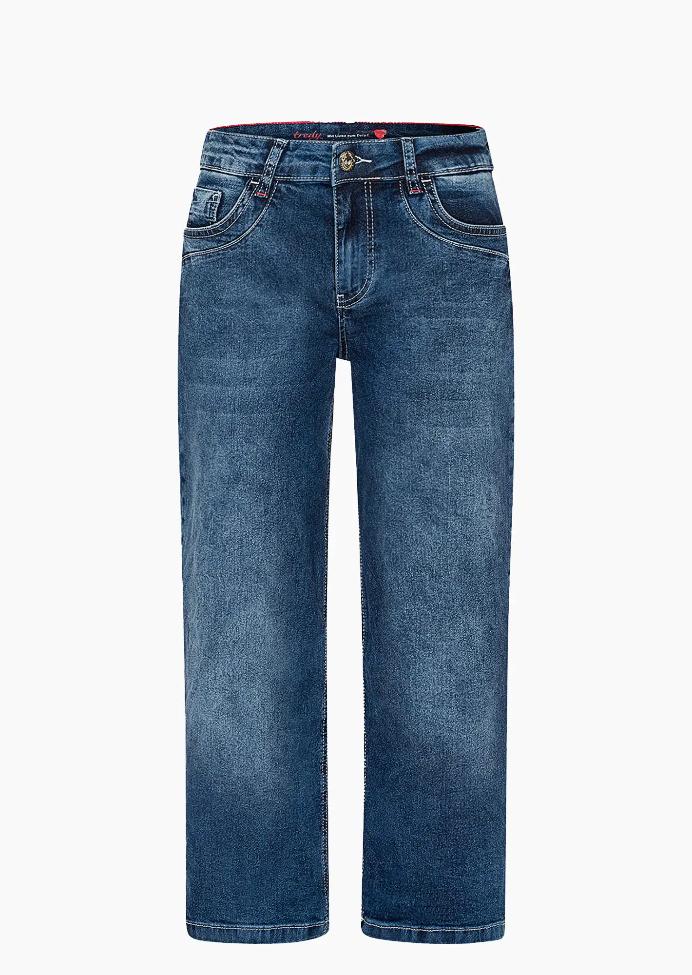 Wide Leg Jeans, blue denim