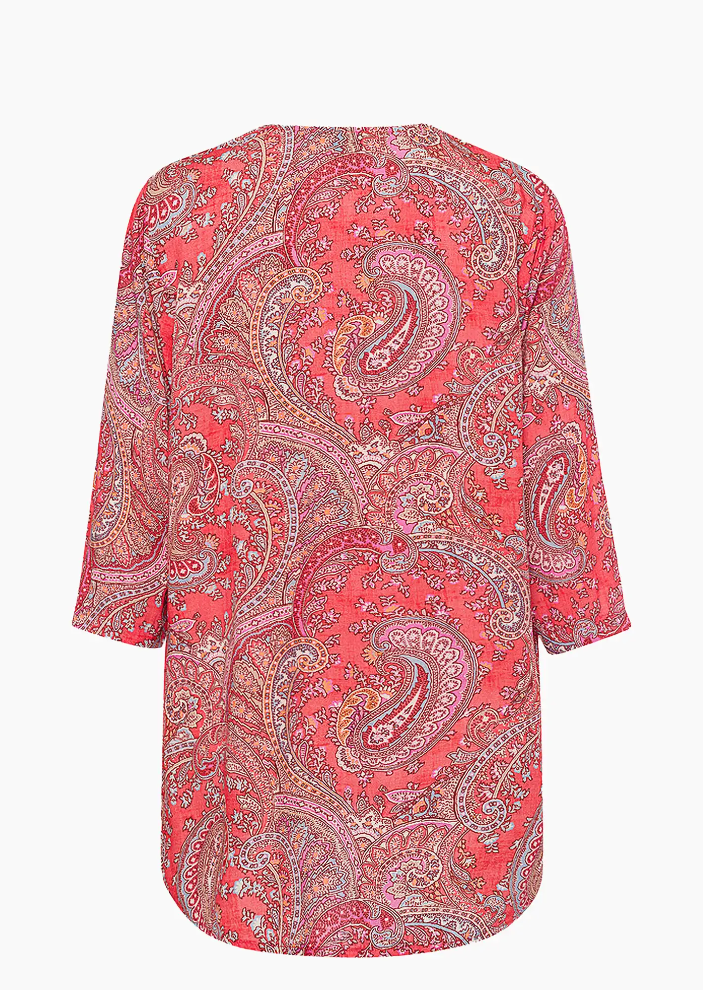 Bluse 'Paisley', koralle