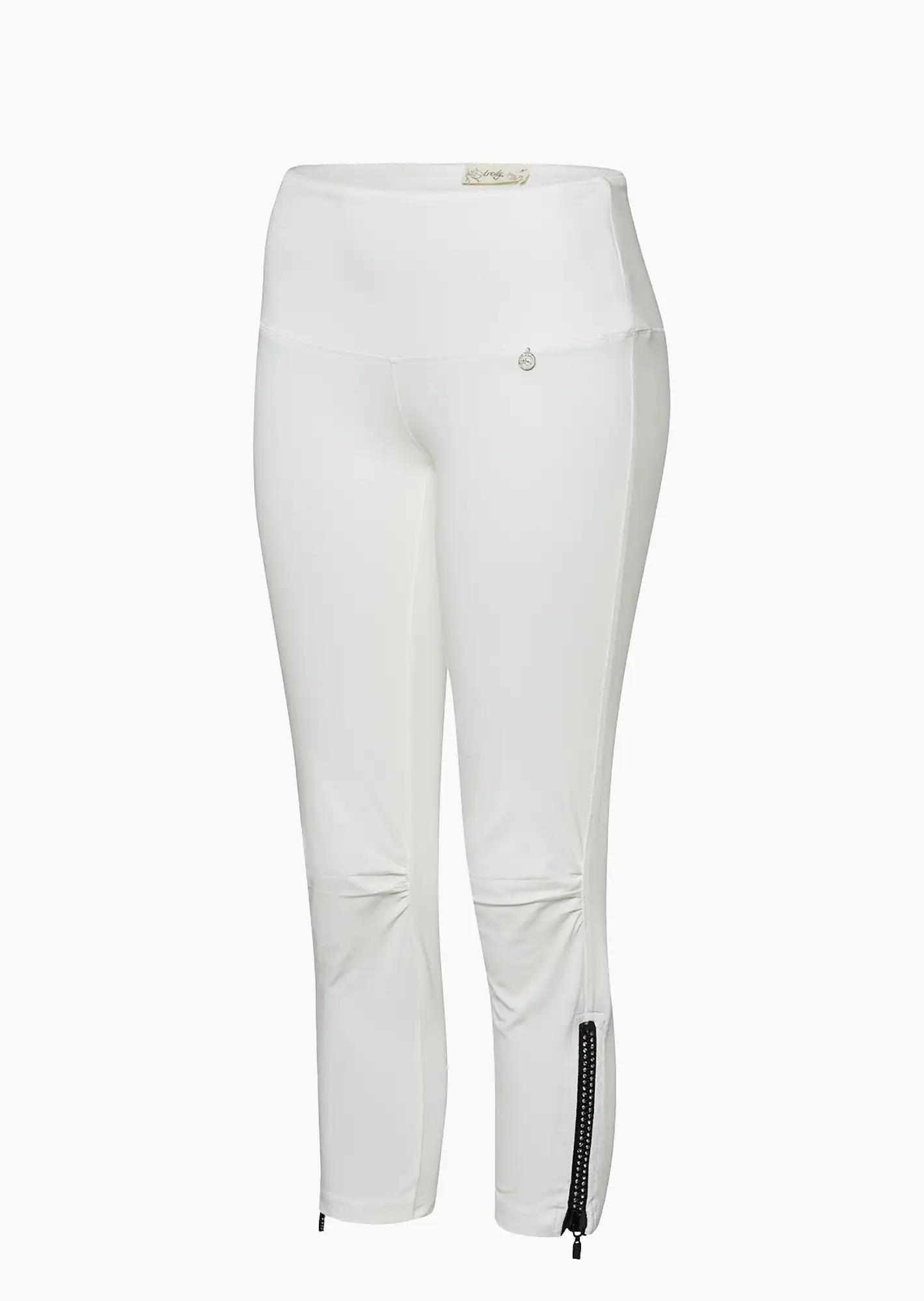 Leggings mit Reißverschluss, offwhite