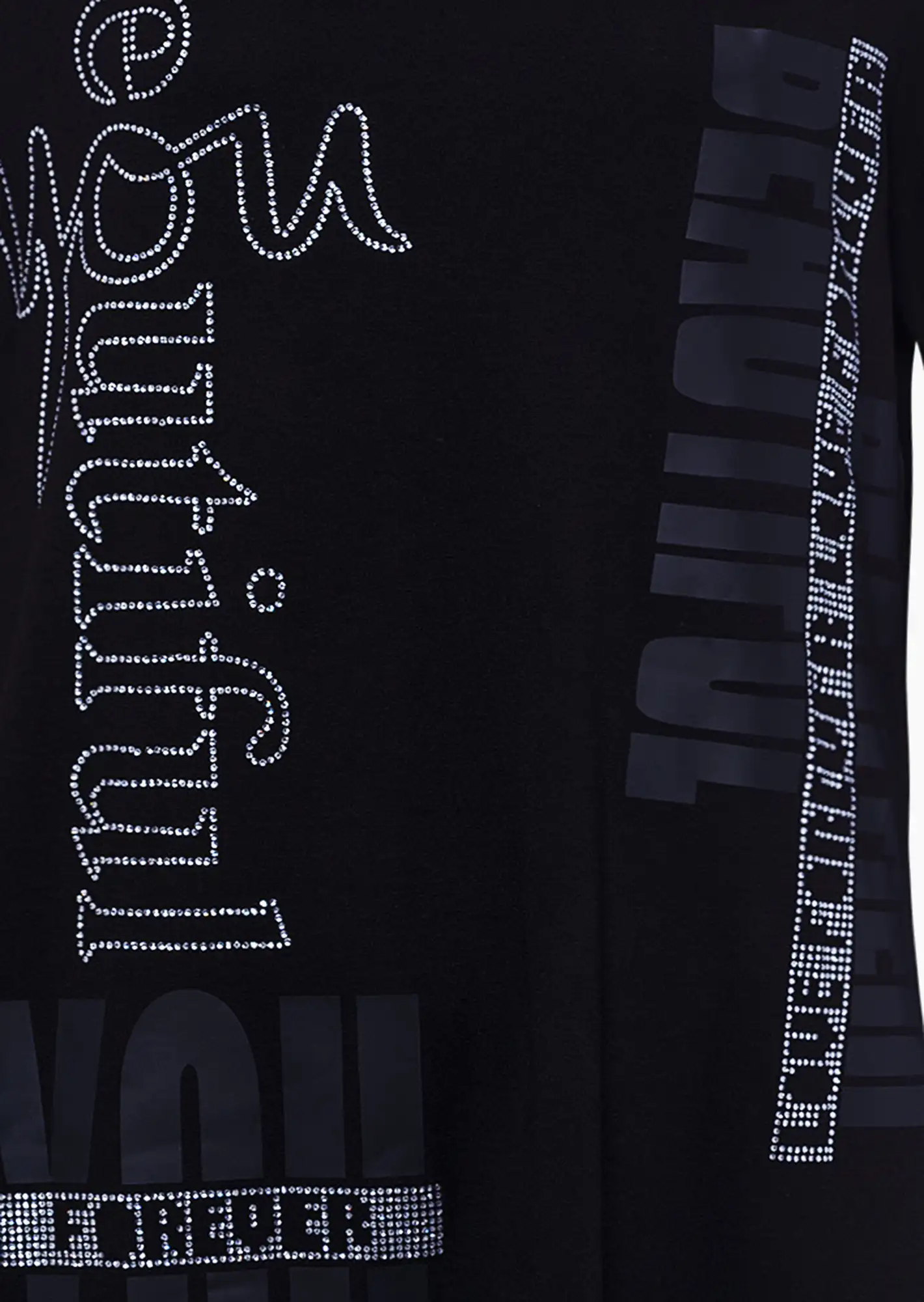 Langarmshirt 'Beautiful', schwarz