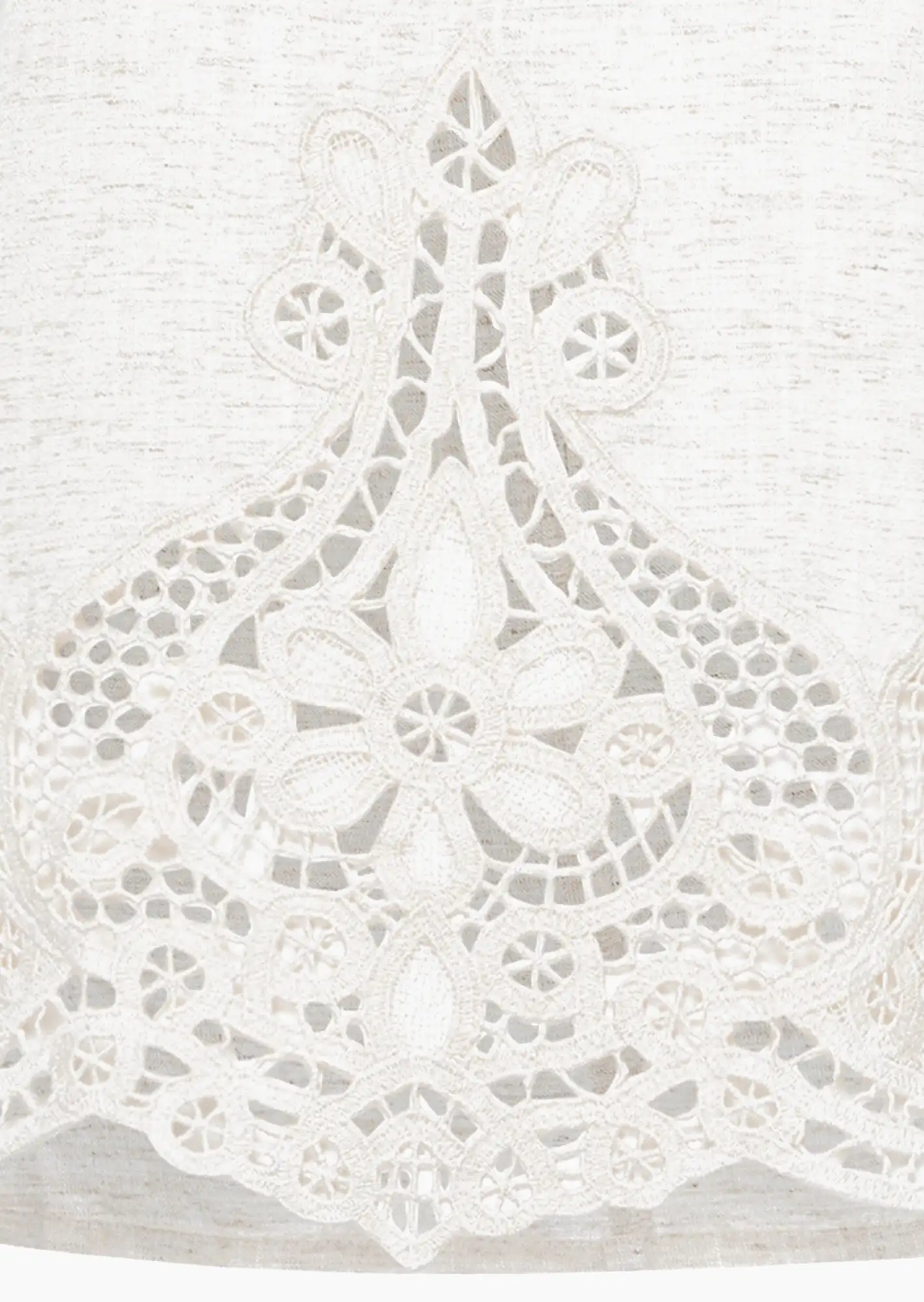 Bluse mit Stickerei, sand-melange