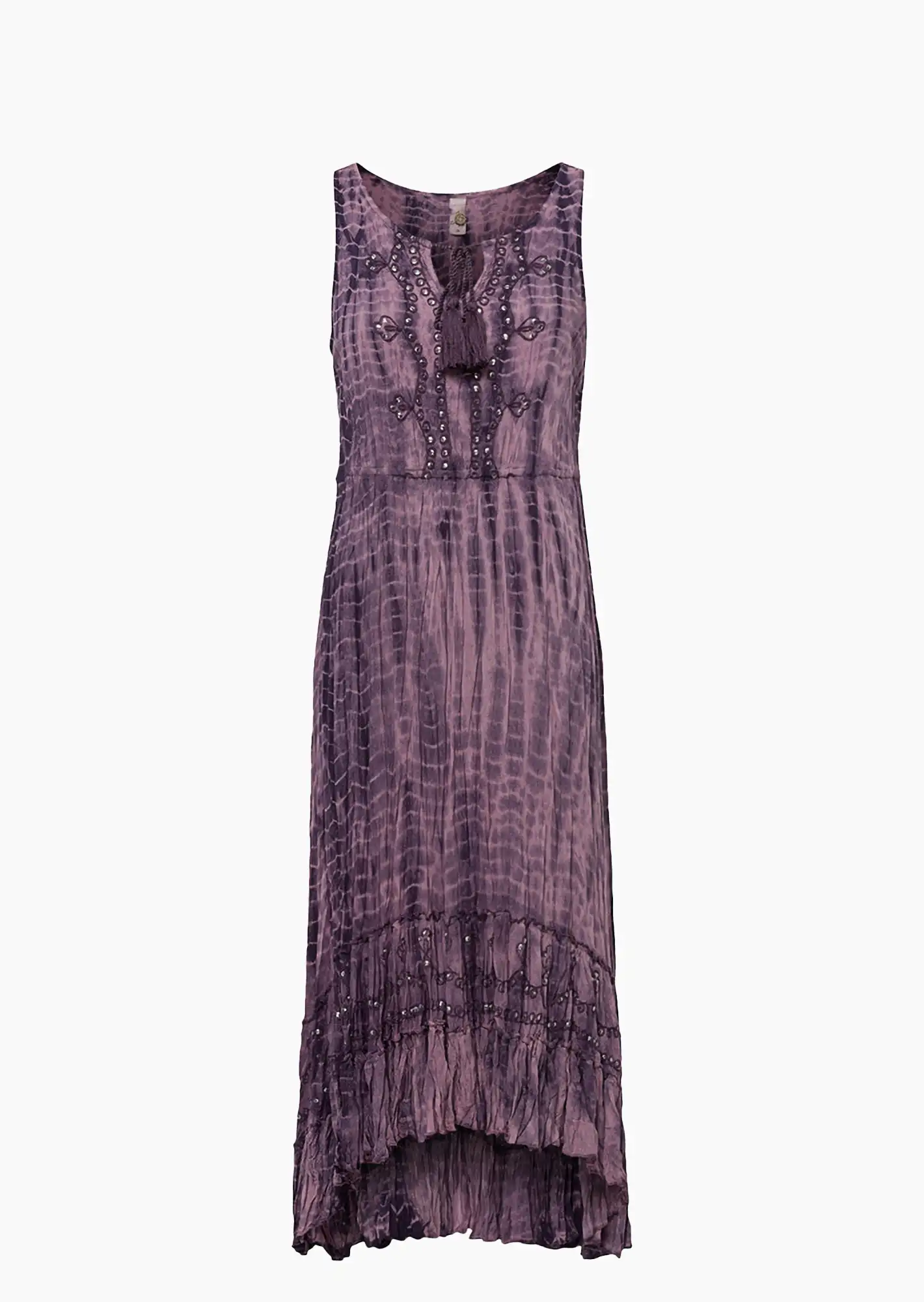 Maxikleid mit Pailletten, grape wine
