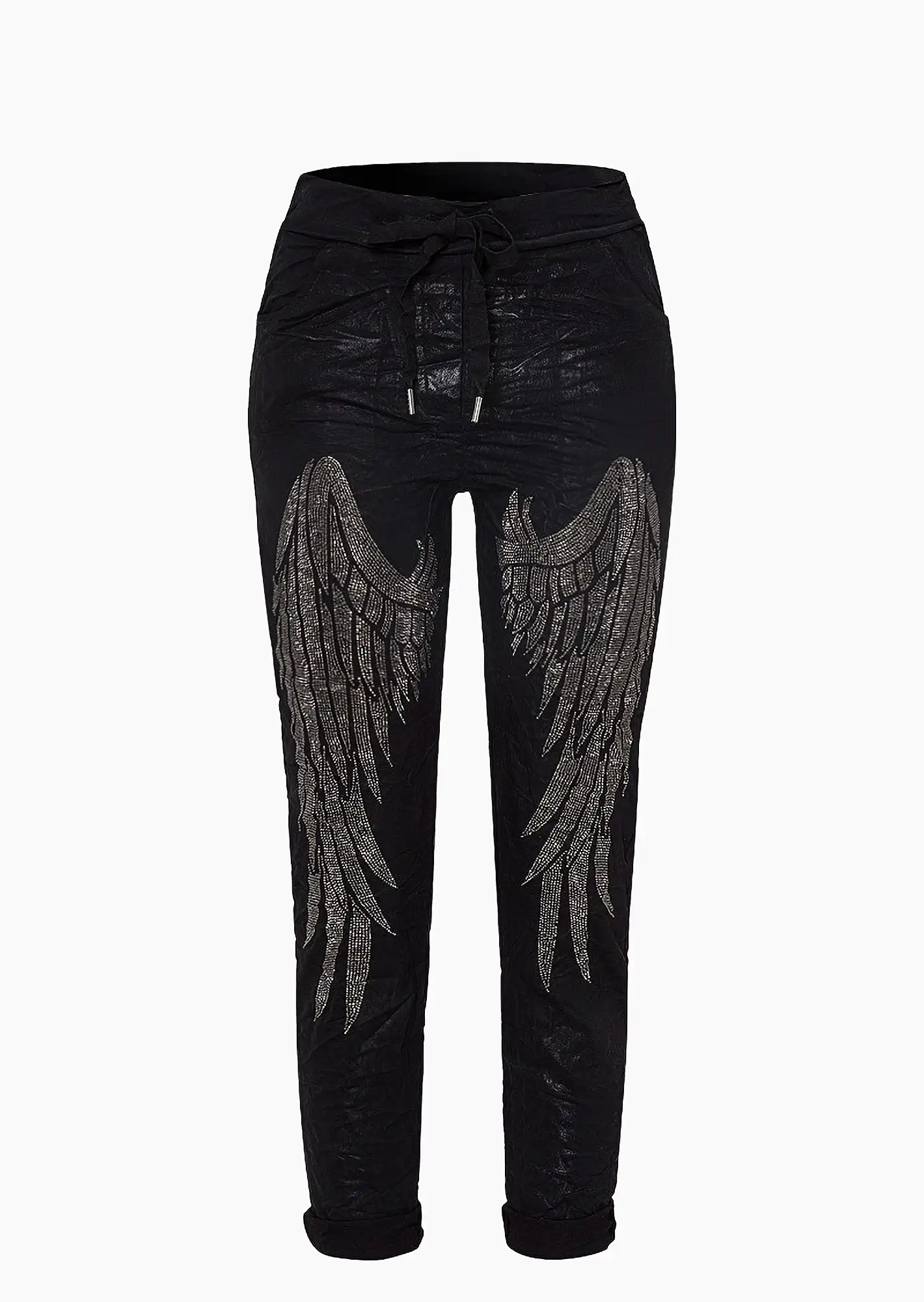 Joggpants 'Flügel', schwarz